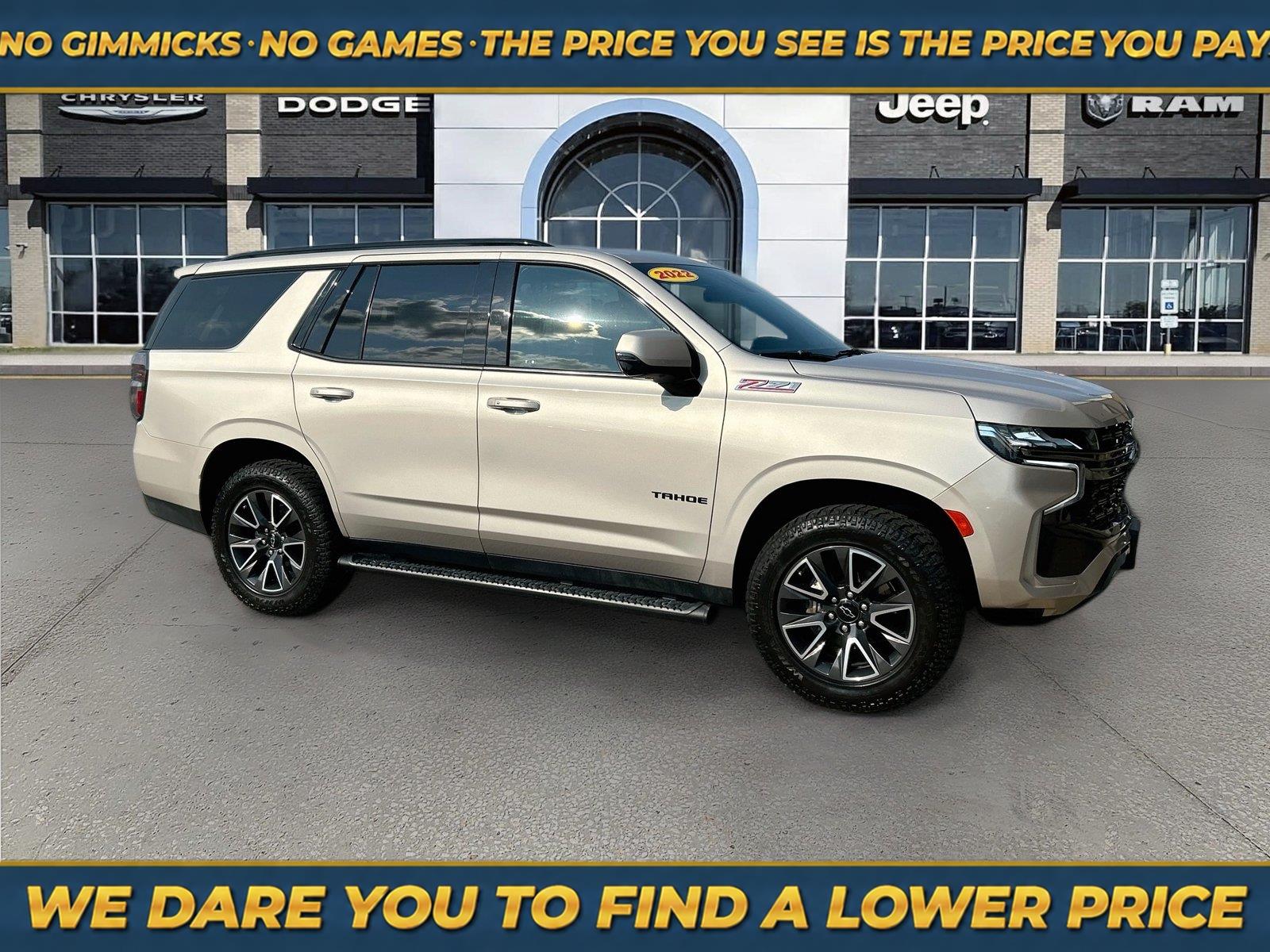 Brown (Empire Beige Metallic) 2022 Chevrolet Tahoe SUV / Crossover Four-Wheel Drive Automatic