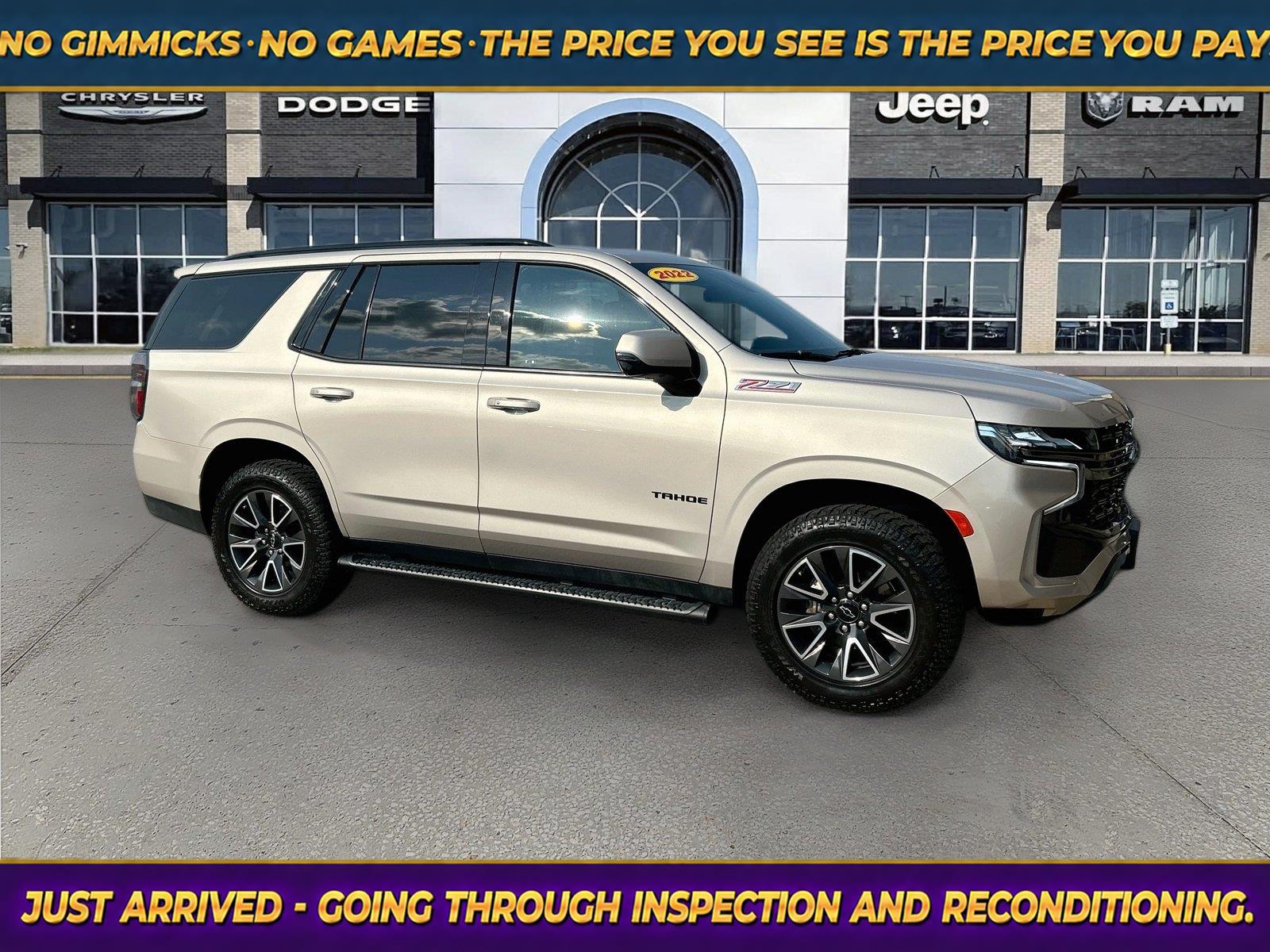 Brown (Empire Beige Metallic) 2022 Chevrolet Tahoe SUV / Crossover Four-Wheel Drive Automatic