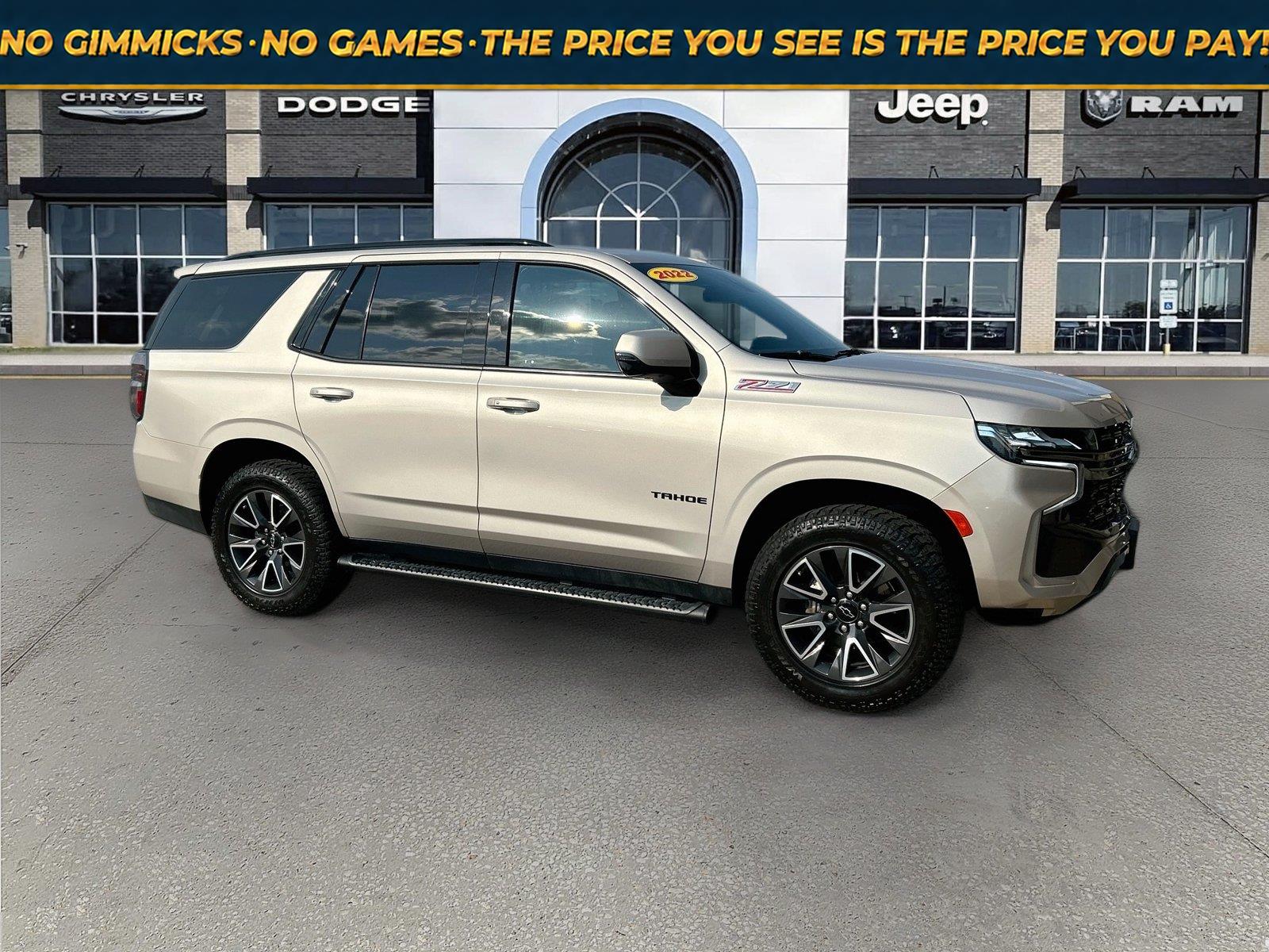 Brown (Empire Beige Metallic) 2022 Chevrolet Tahoe SUV / Crossover Four-Wheel Drive Automatic