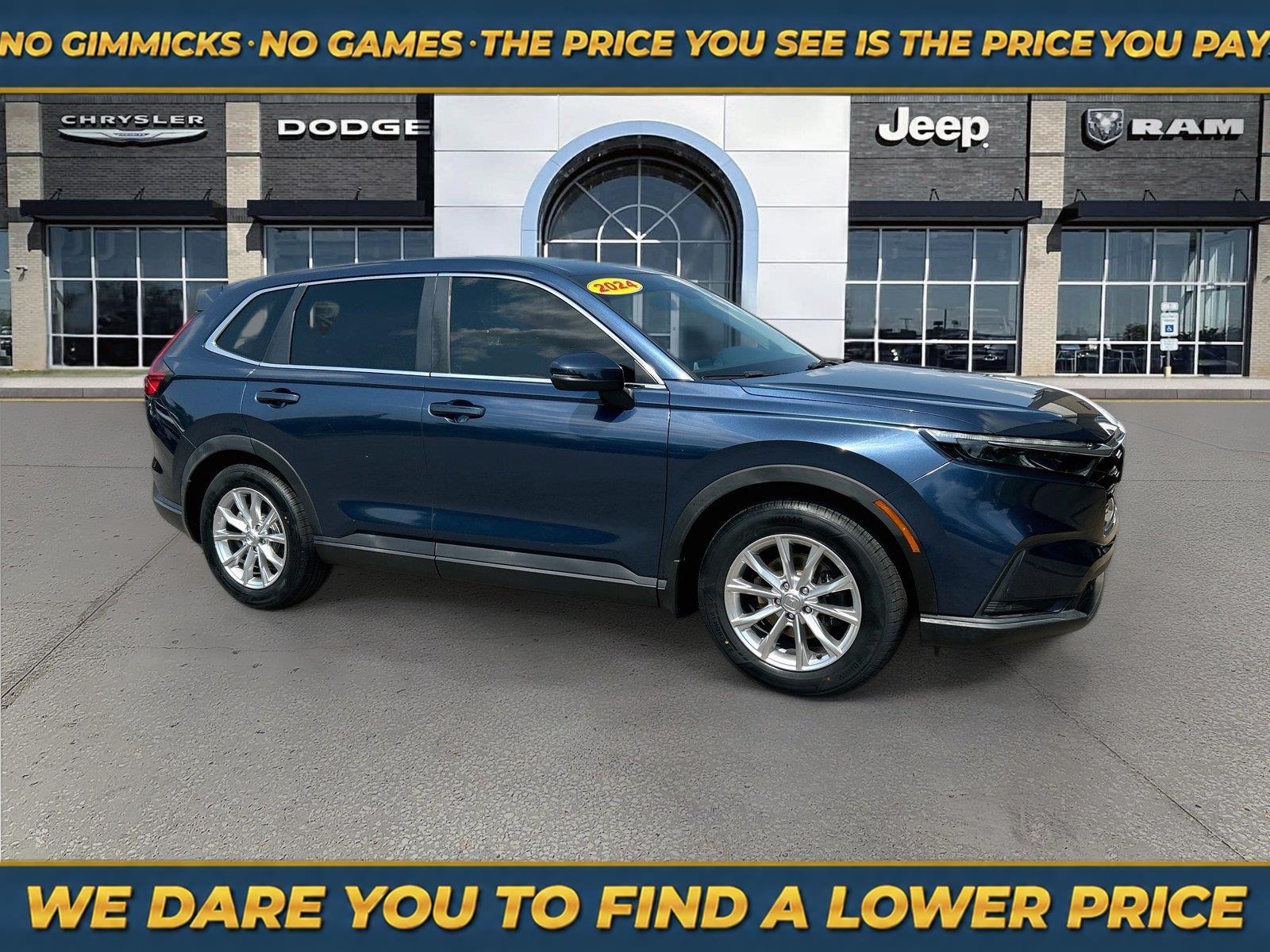 Canyon River Blue Metallic 2024 Honda CR-V SUV / Crossover Front-Wheel Drive Continuously Variable Transmission