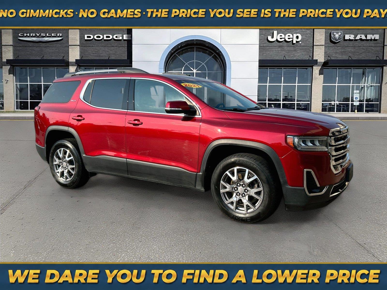 Cayenne Red Tintcoat 2021 GMC Acadia SUV / Crossover Front-Wheel Drive 9-Speed Automatic