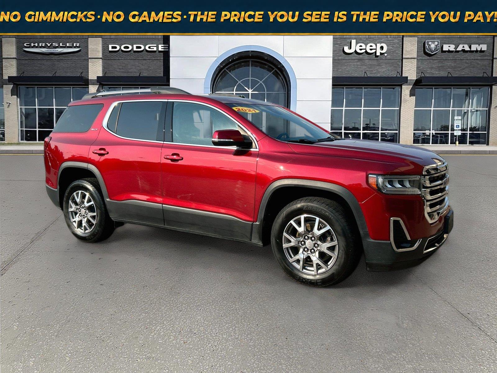 Cayenne Red Tintcoat 2021 GMC Acadia SUV / Crossover Front-Wheel Drive 9-Speed Automatic