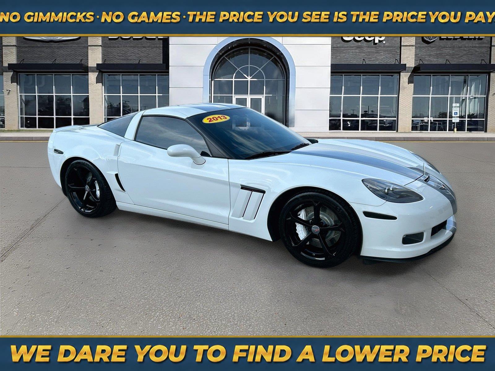 Arctic White 2013 Chevrolet Corvette Coupe Rear-Wheel Drive 6-Speed Automatic