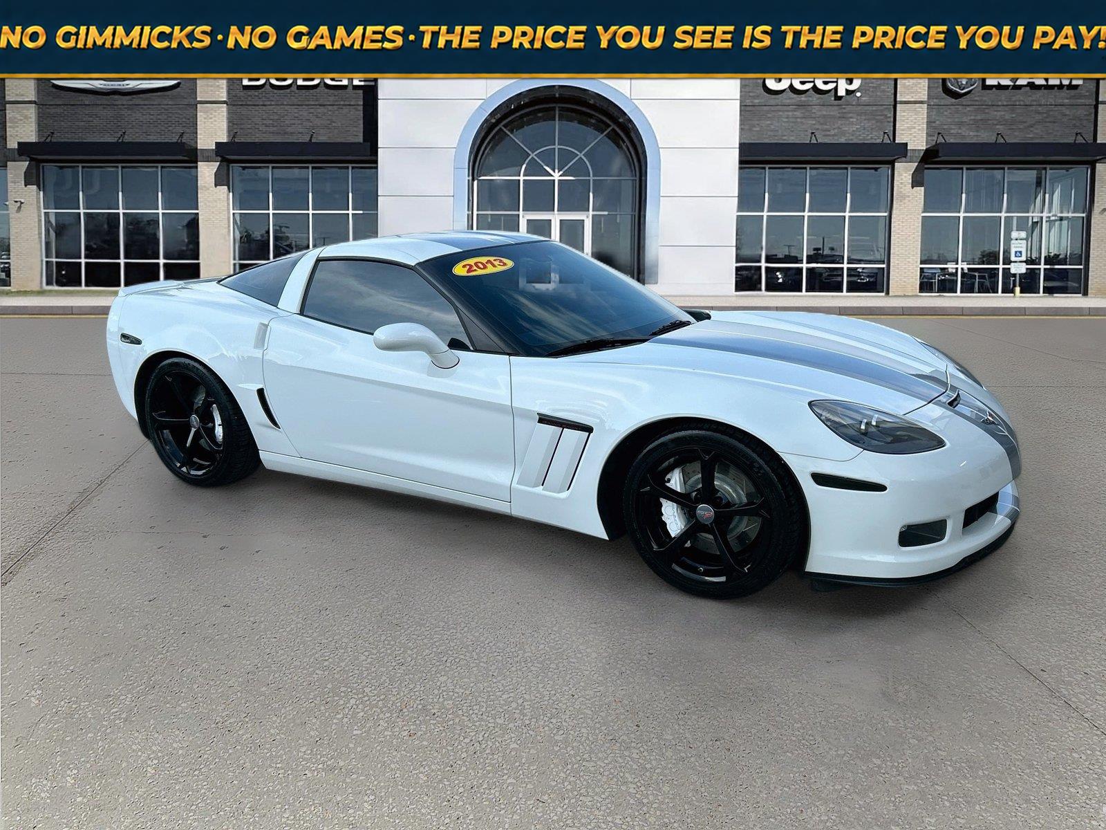 Arctic White 2013 Chevrolet Corvette Coupe Rear-Wheel Drive 6-Speed Automatic