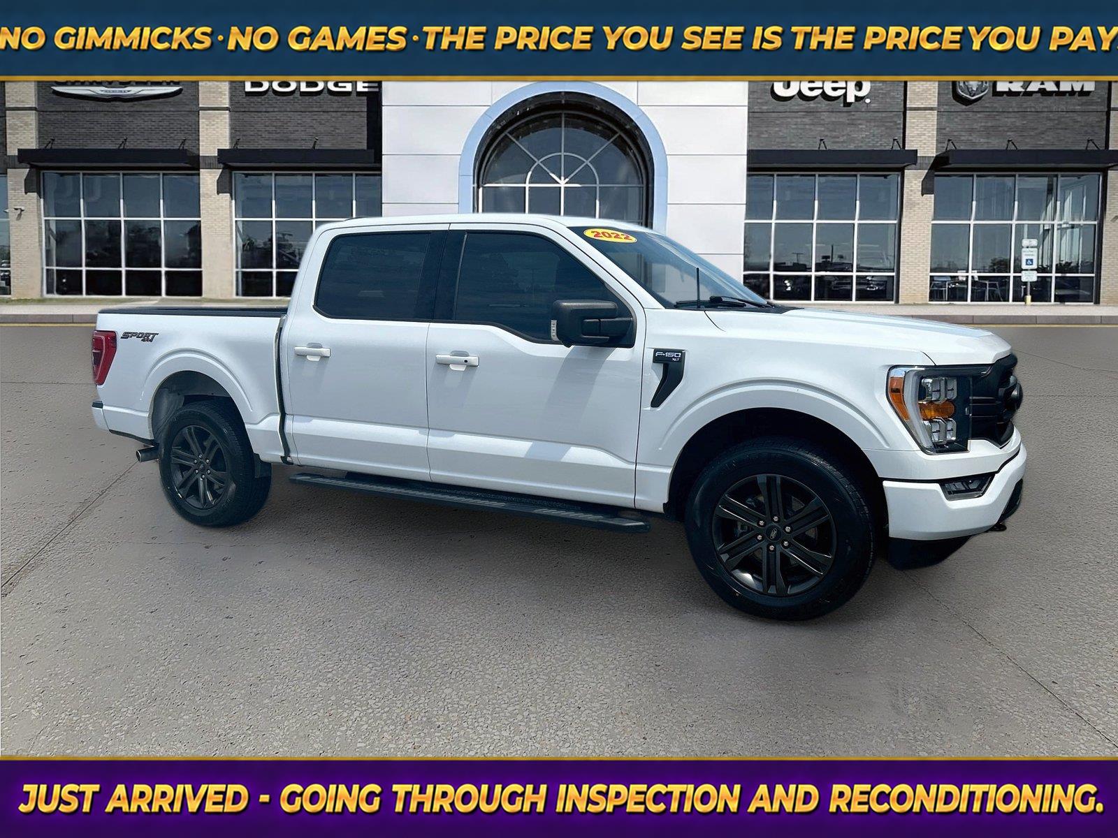 Oxford White 2022 Ford F-150 Pickup Truck Four-Wheel Drive Automatic