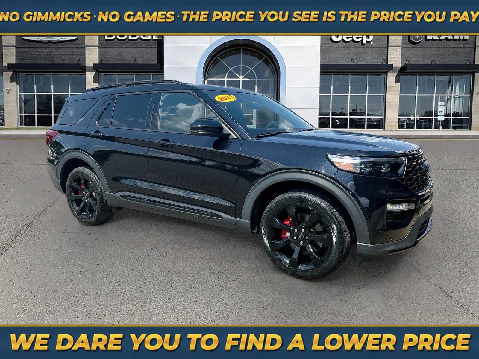 Agate Black 2023 Ford Explorer SUV / Crossover All-Wheel Drive Automatic