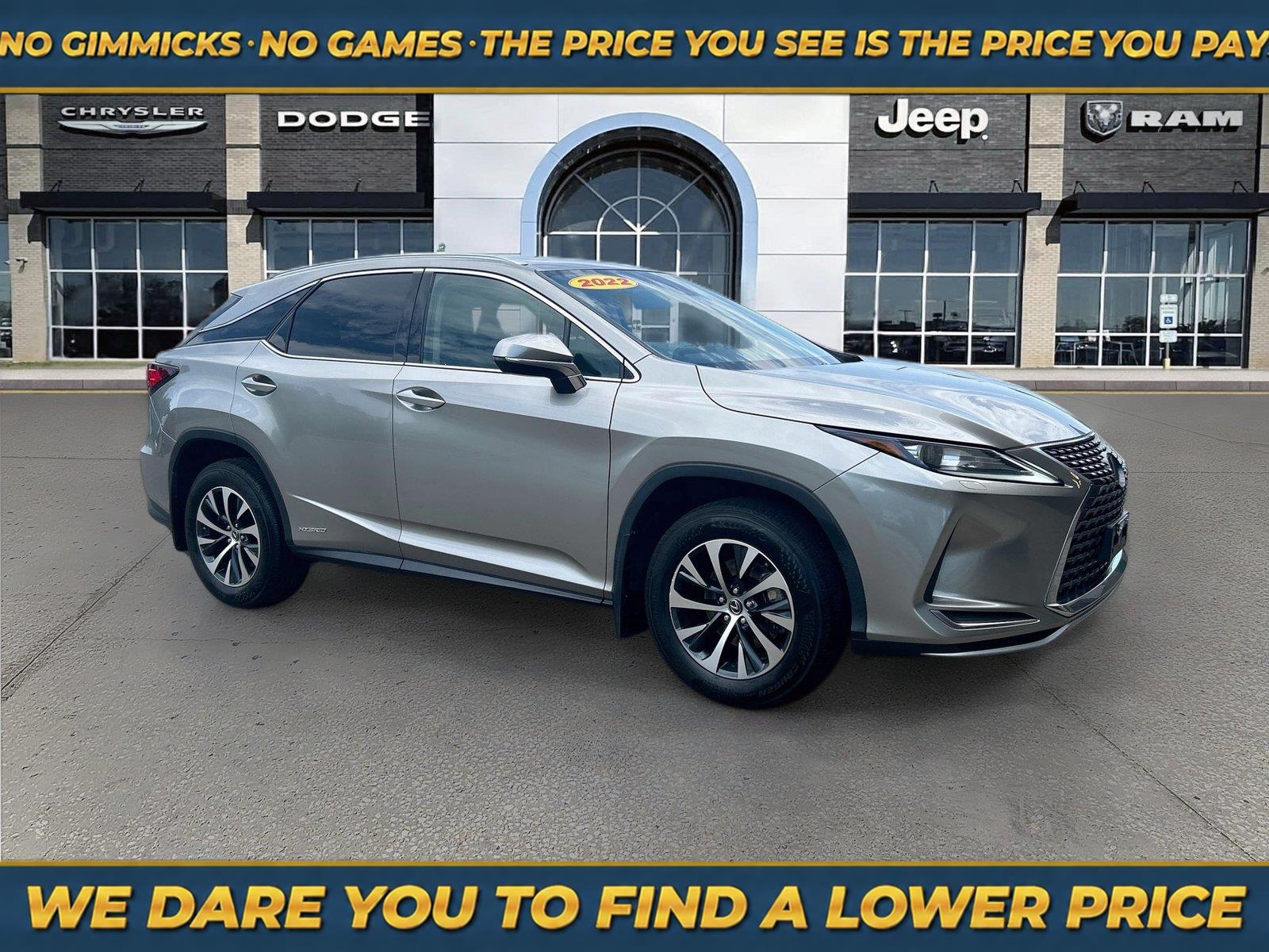 Atomic Silver 2022 Lexus RX Hybrid SUV / Crossover All-Wheel Drive Continuously Variable Transmission