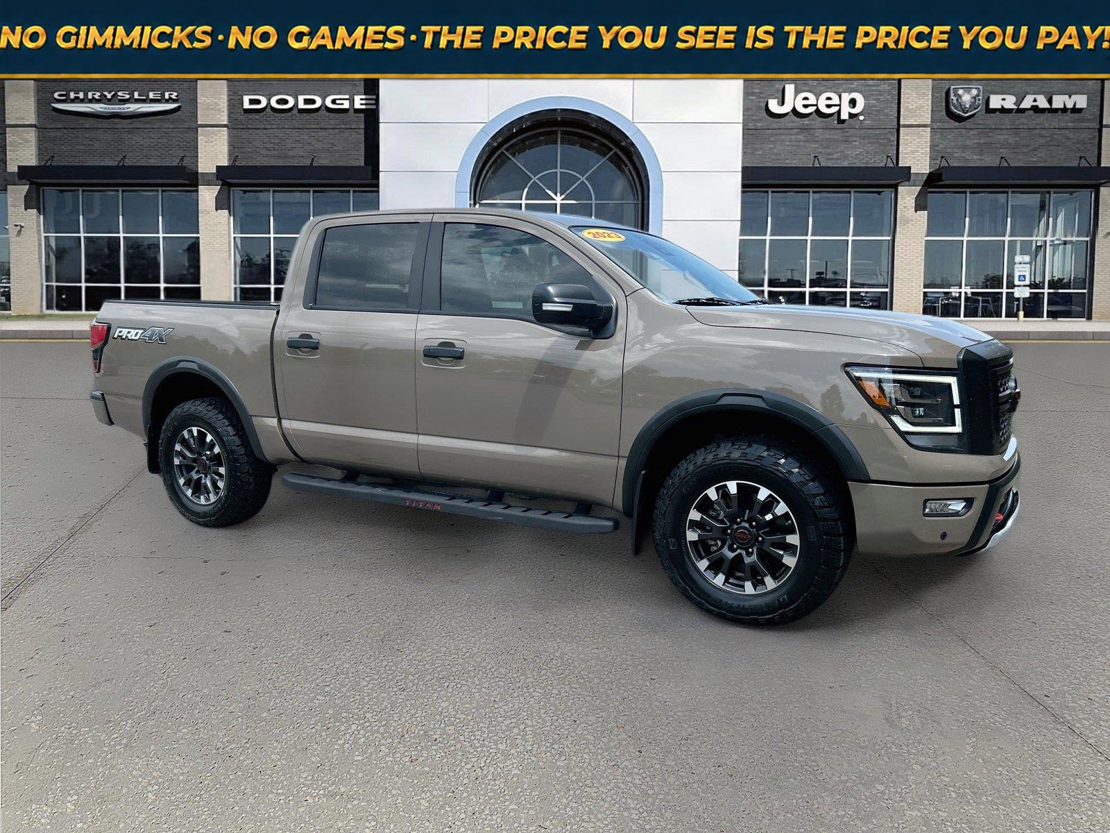 Baja Storm 2023 Nissan Titan Pickup Truck Four-Wheel Drive Automatic