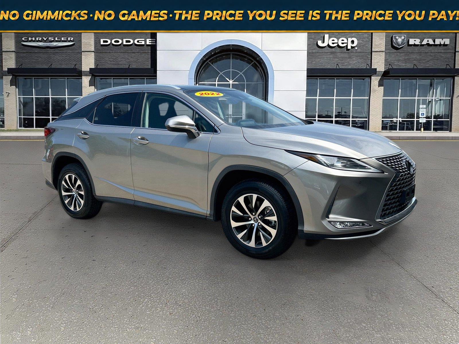 Atomic Silver 2022 Lexus RX SUV / Crossover All-Wheel Drive Automatic