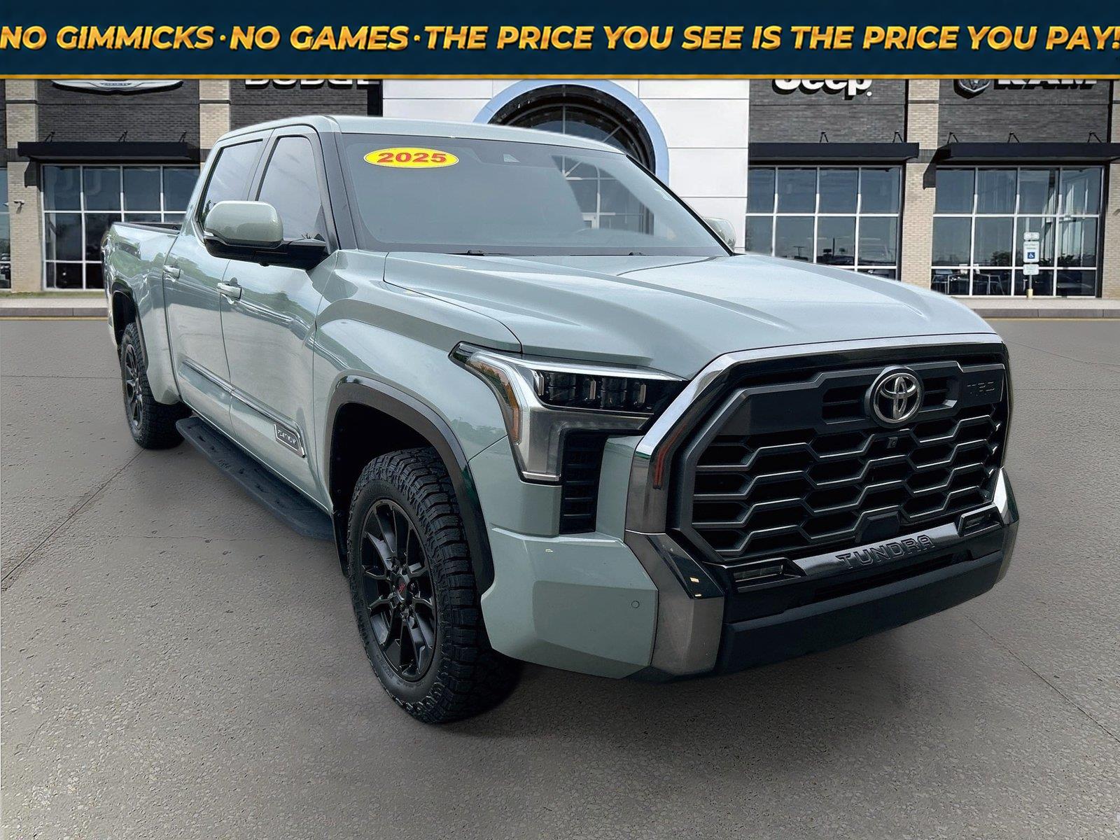 Lunar Rock 2025 Toyota Tundra Pickup Truck Four-Wheel Drive Automatic
