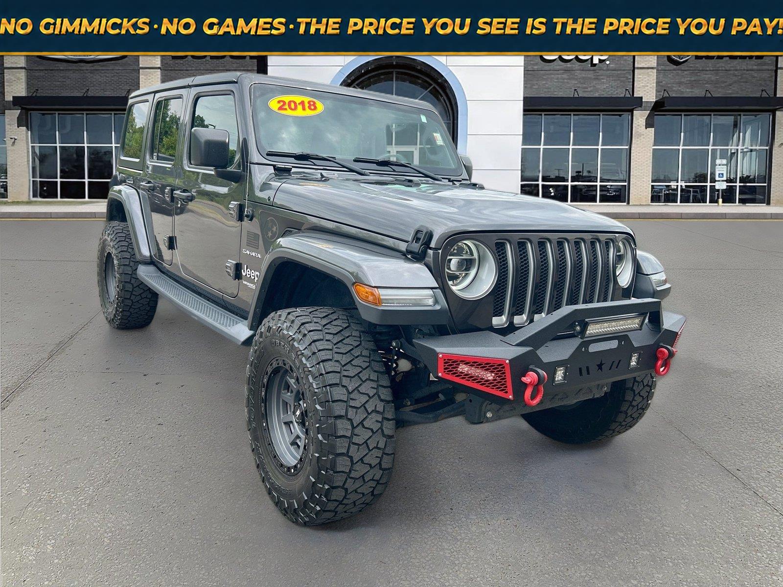 Gray (Granite Crystal Metallic Clearcoat) 2018 Jeep Wrangler SUV / Crossover Four-Wheel Drive 6-Speed Manual