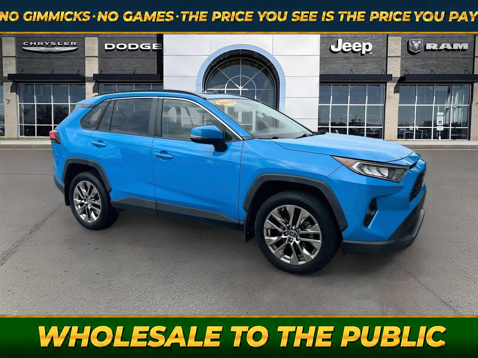Blue Flame 2019 Toyota RAV4 SUV / Crossover All-Wheel Drive Automatic