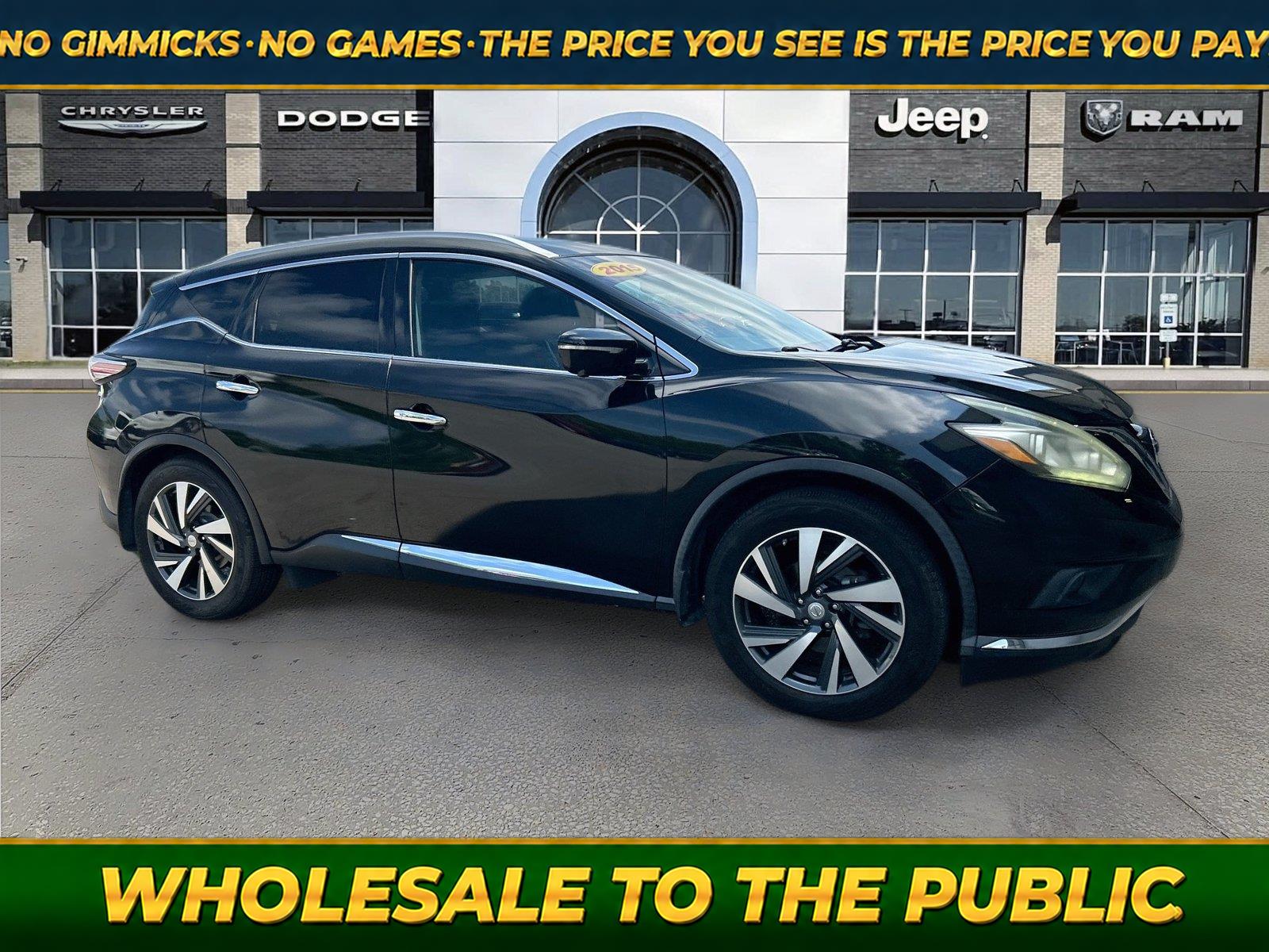 Gray (Magnetic Black Metallic) 2015 Nissan Murano SUV / Crossover Front-Wheel Drive Continuously Variable Transmission