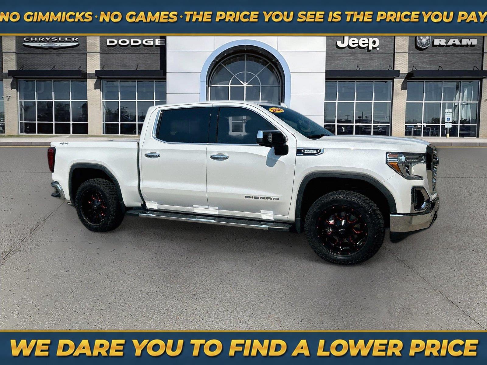 White Frost Tricoat 2020 GMC Sierra 1500 Pickup Truck Four-Wheel Drive Automatic