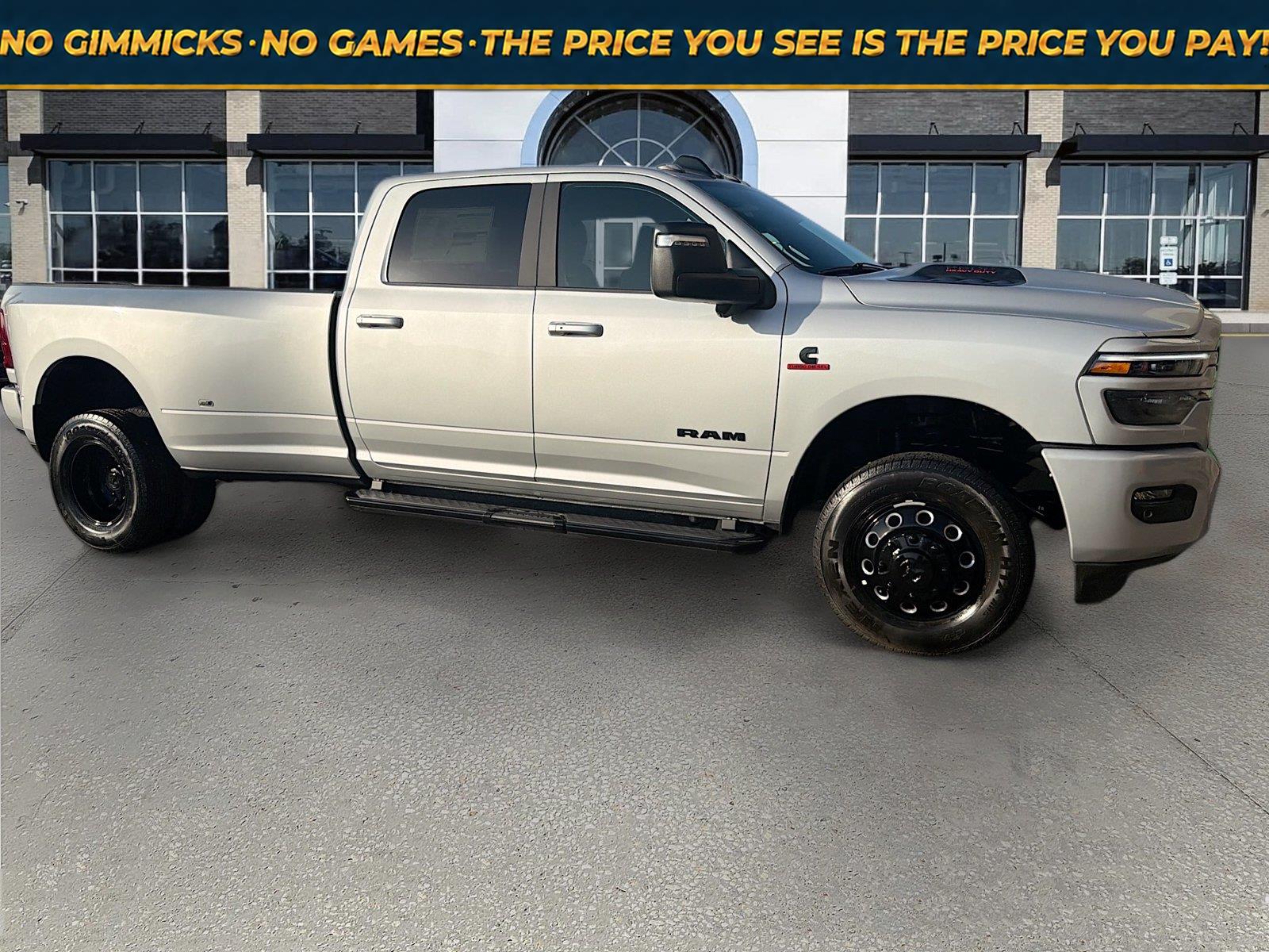 Silver Zynith 2026 RAM 3500 Pickup Truck Four-Wheel Drive 8-Speed Automatic