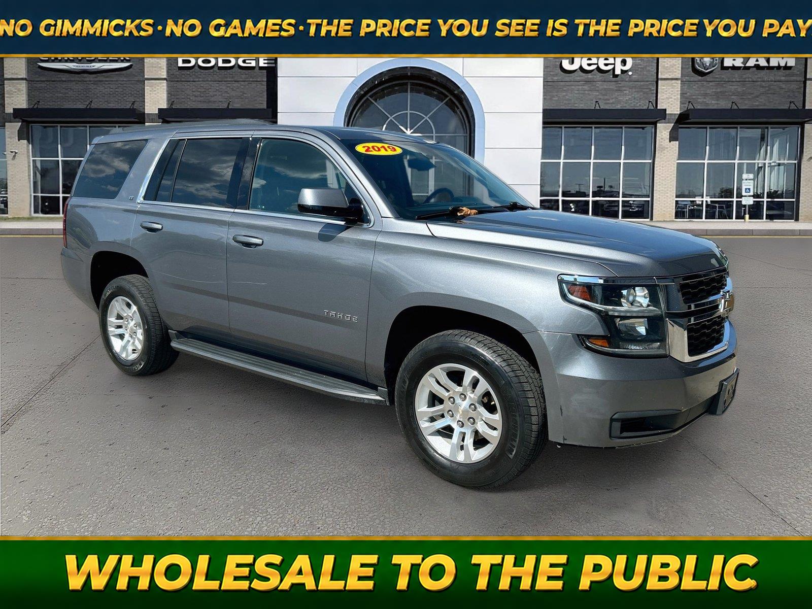 Gray (Satin Steel Metallic) 2019 Chevrolet Tahoe SUV / Crossover Four-Wheel Drive 6-Speed Automatic