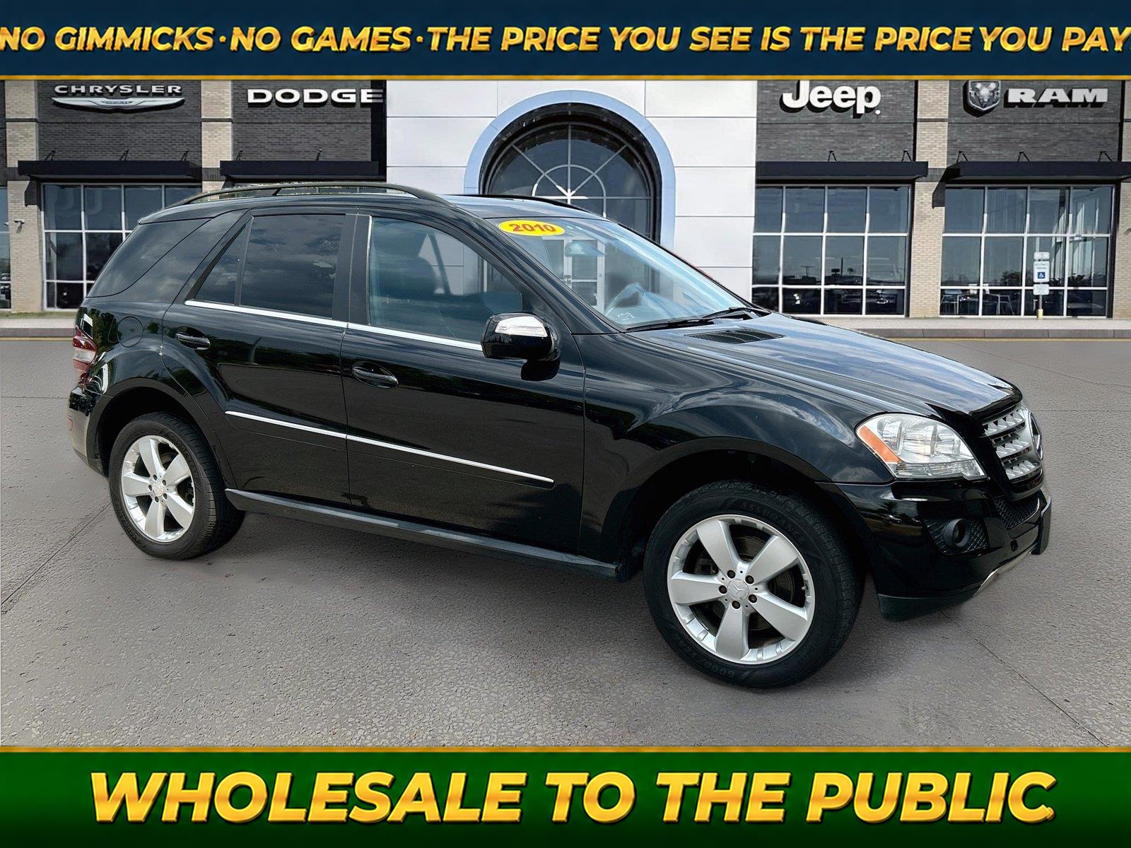 Black 2010 Mercedes-Benz M-Class SUV / Crossover All-Wheel Drive Automatic