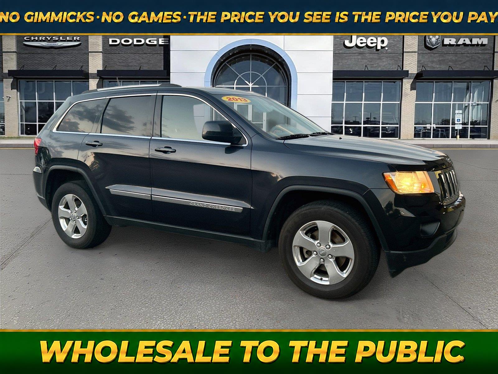 Gray (Maximum Steel Metallic) 2013 Jeep Grand Cherokee SUV / Crossover Four-Wheel Drive 5-Speed Automatic