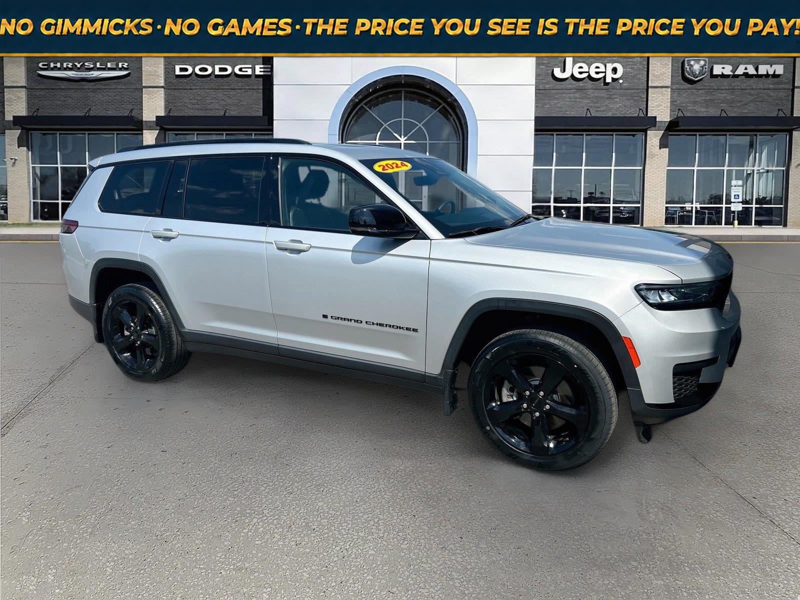 Silver Zynith 2024 Jeep Grand Cherokee L SUV / Crossover Four-Wheel Drive 8-Speed Automatic