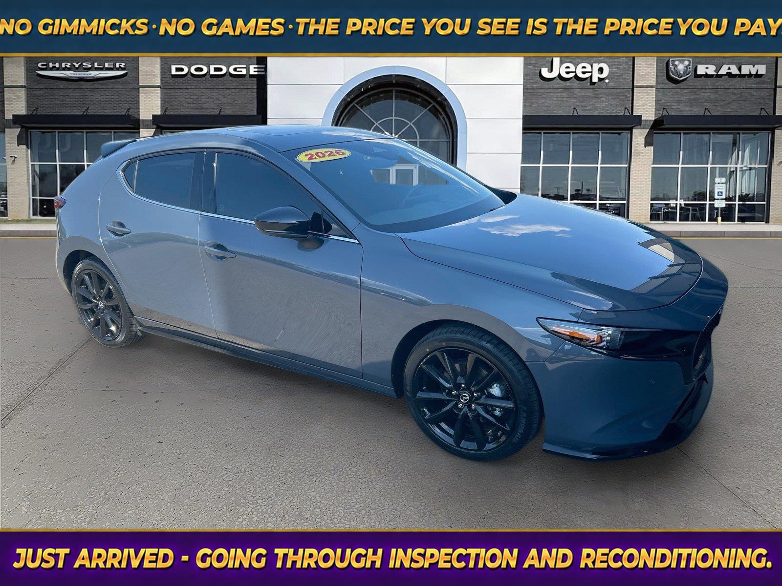 Polymetal Gray Metallic 2026 Mazda MAZDA3 Hatchback All-Wheel Drive Automatic