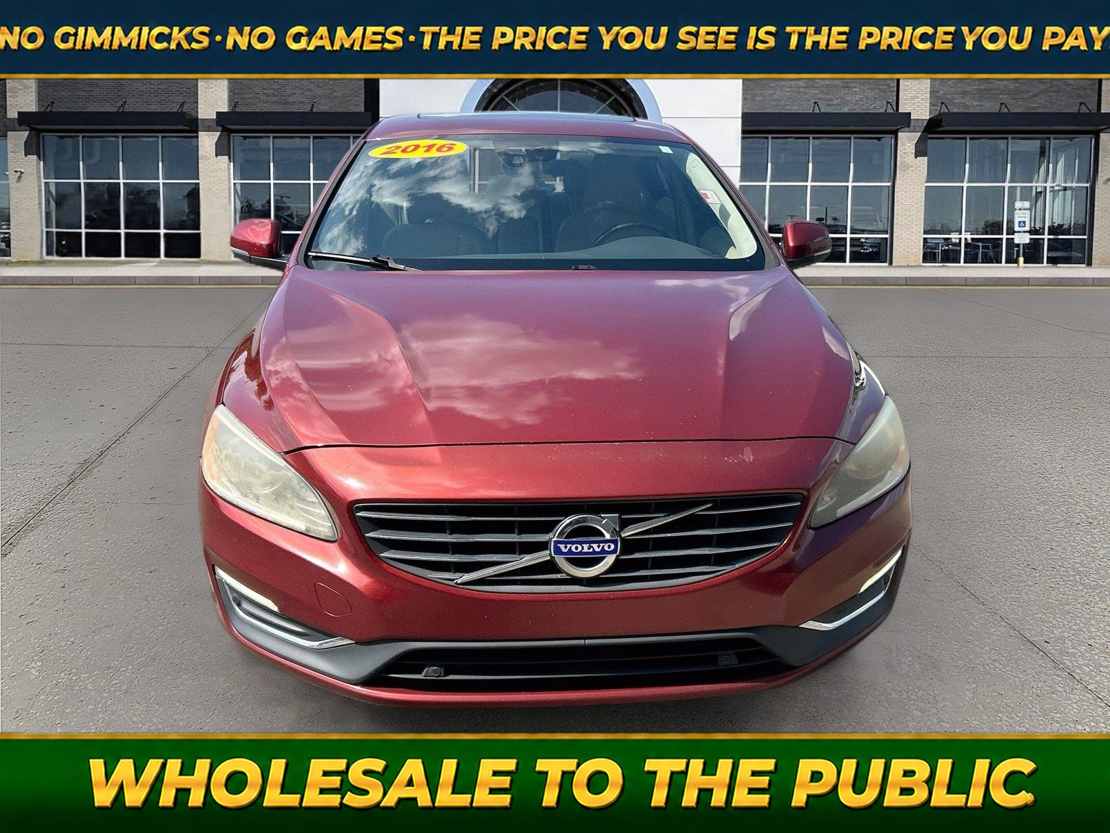 Flamenco Red Metallic 2016 Volvo S60 Sedan Front-Wheel Drive Automatic
