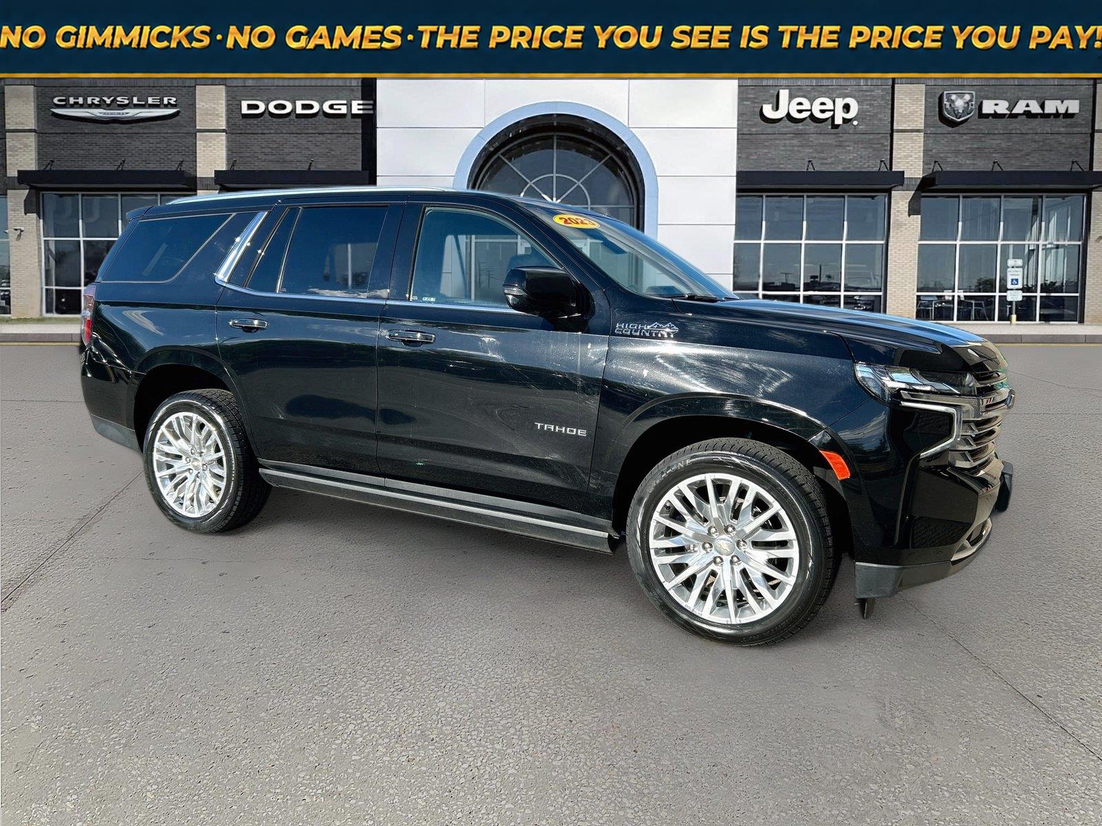 Black 2023 Chevrolet Tahoe SUV / Crossover Four-Wheel Drive Automatic