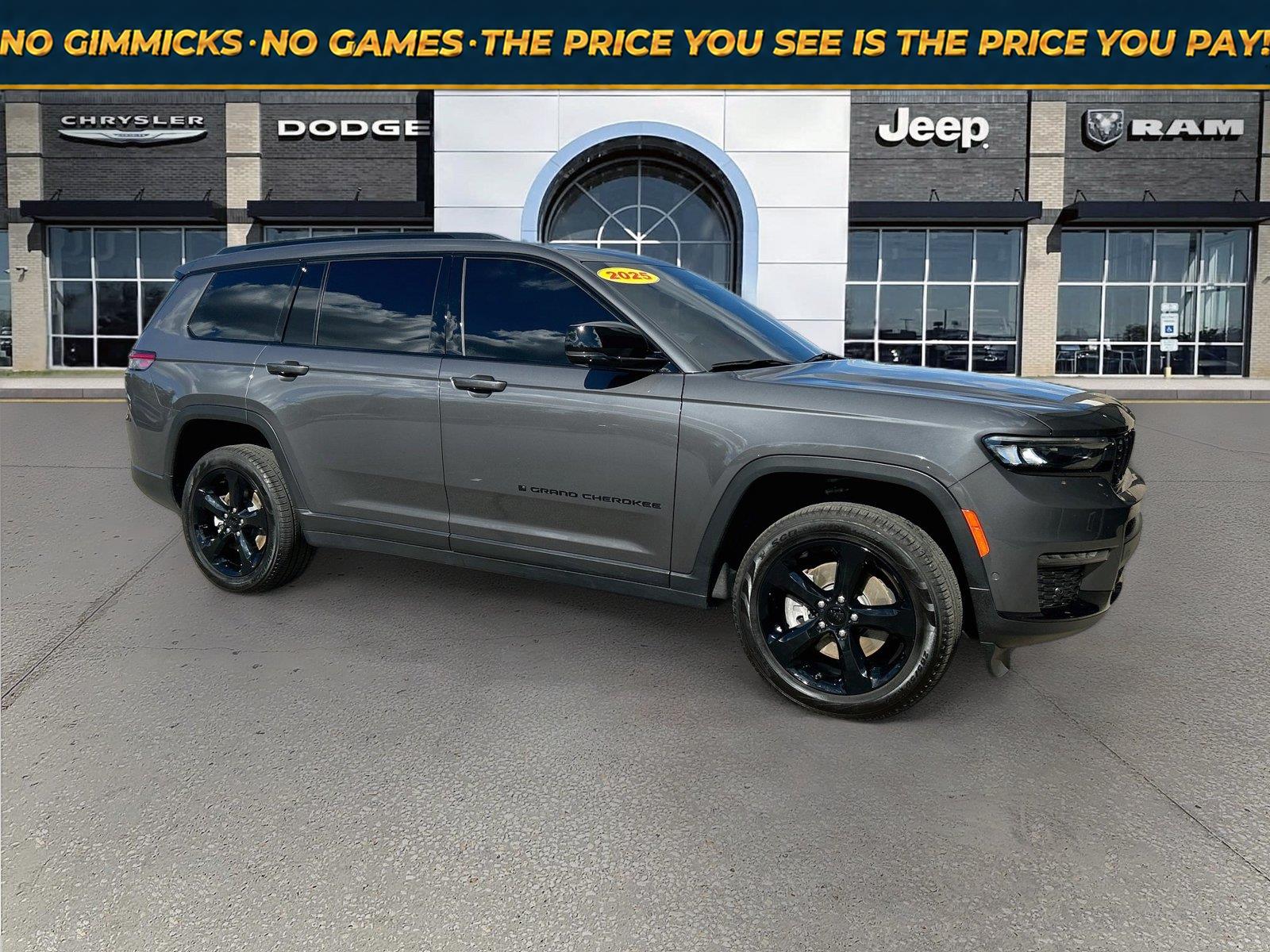 Baltic Gray Metallic Clearcoat 2025 Jeep Grand Cherokee L SUV / Crossover Four-Wheel Drive 8-Speed Automatic