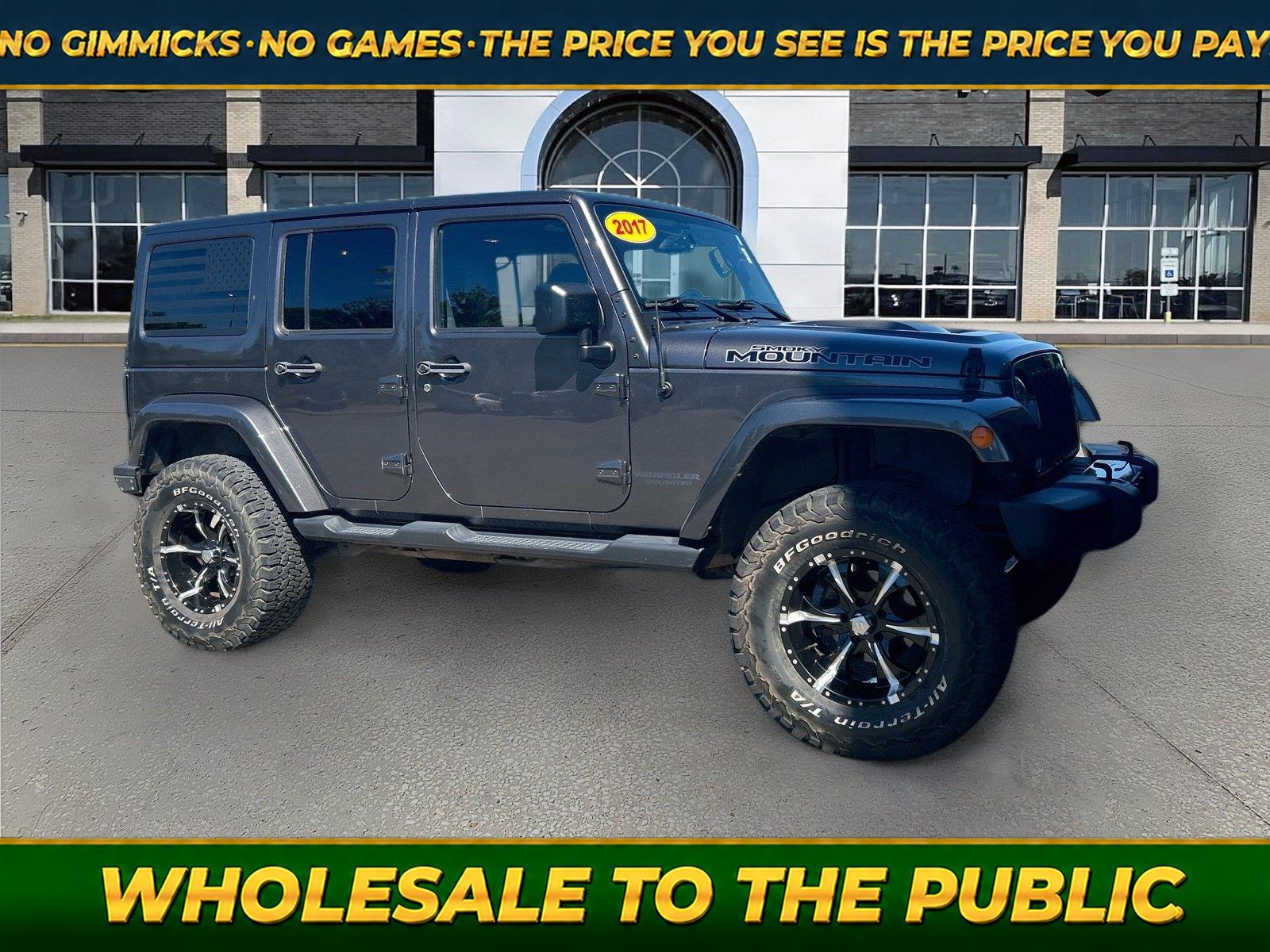 Gray (Granite Crystal Metallic Clearcoat) 2017 Jeep Wrangler SUV / Crossover Four-Wheel Drive 5-Speed Automatic