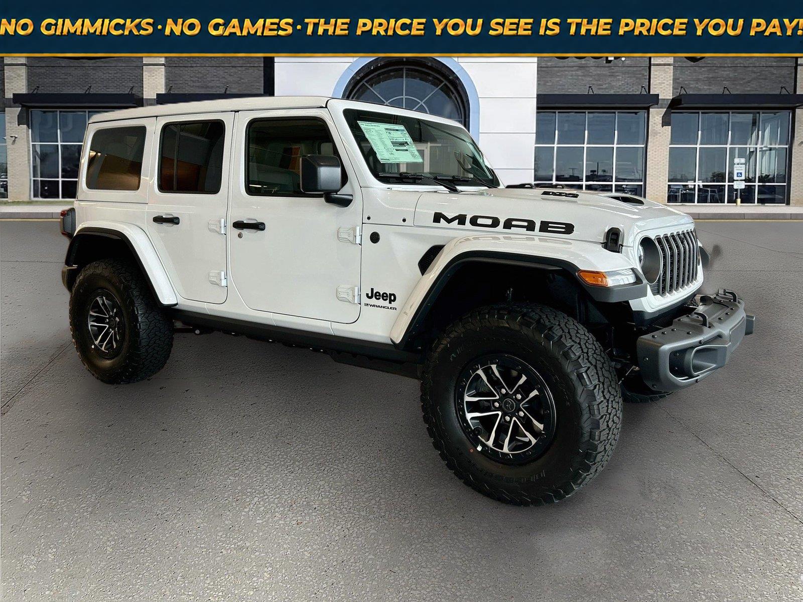Bright White Clearcoat 2027 Jeep Wrangler SUV / Crossover Four-Wheel Drive 8-Speed Automatic