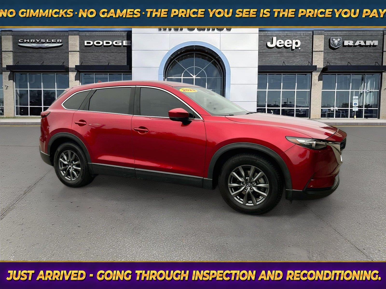 Soul Red Crystal Metallic 2022 Mazda CX-9 SUV / Crossover All-Wheel Drive Automatic
