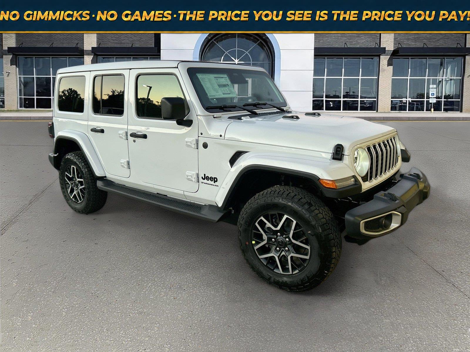 Bright White Clearcoat 2027 Jeep Wrangler SUV / Crossover Four-Wheel Drive 8-Speed Automatic