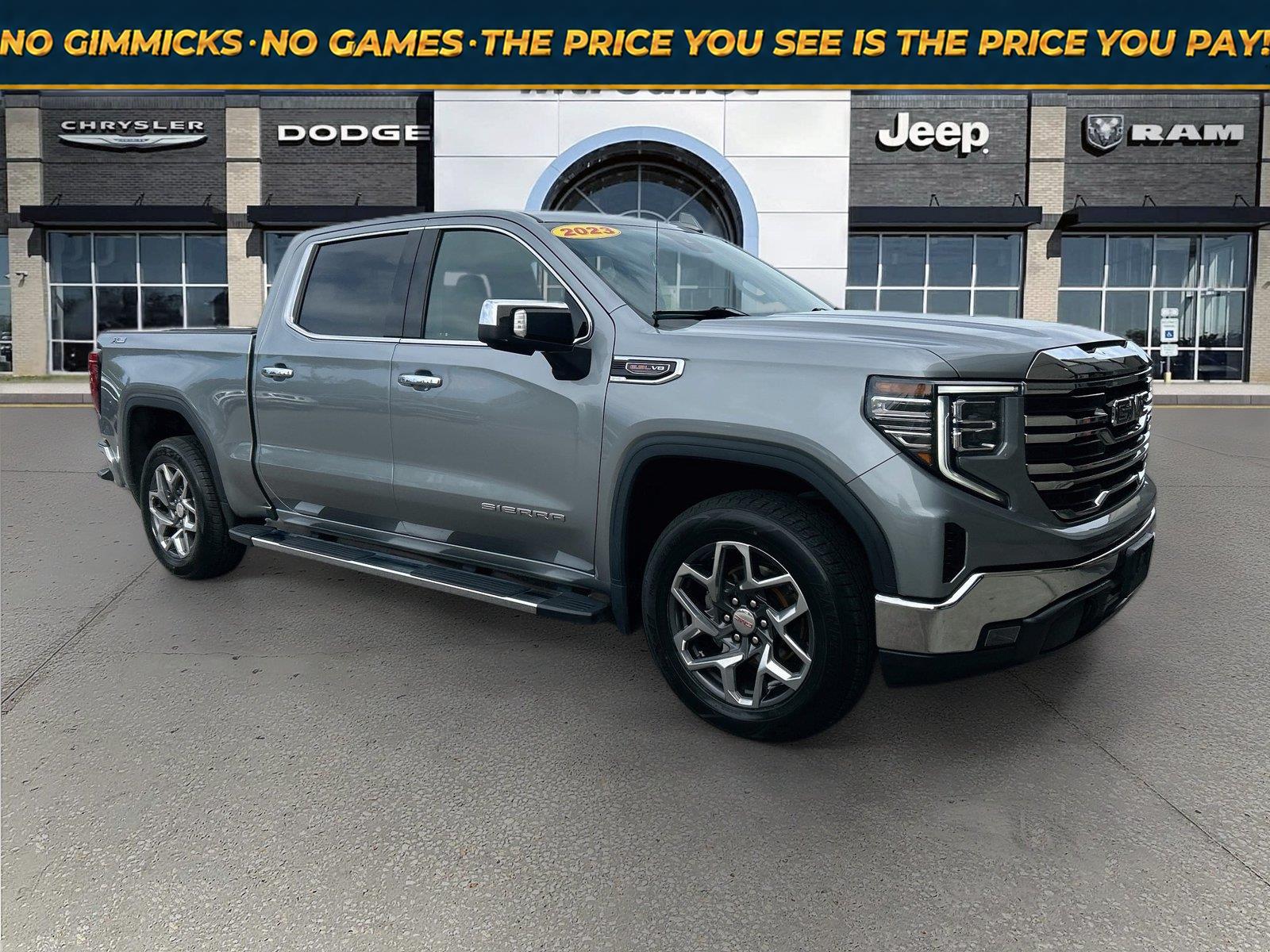 Sterling Metallic 2023 GMC Sierra 1500 Pickup Truck Four-Wheel Drive Automatic