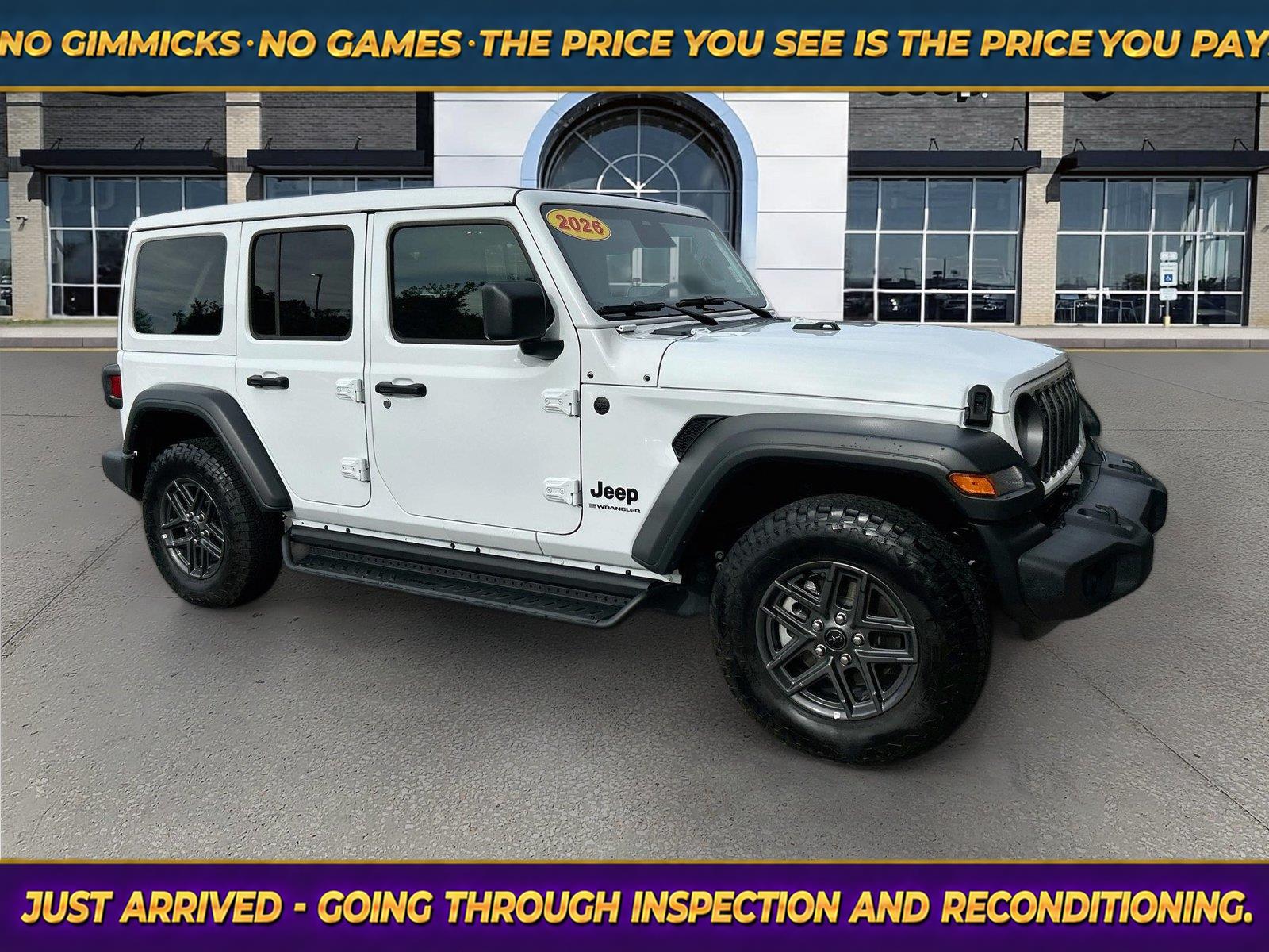  2026 Jeep Wrangler Sport S 4-Door 4WD   