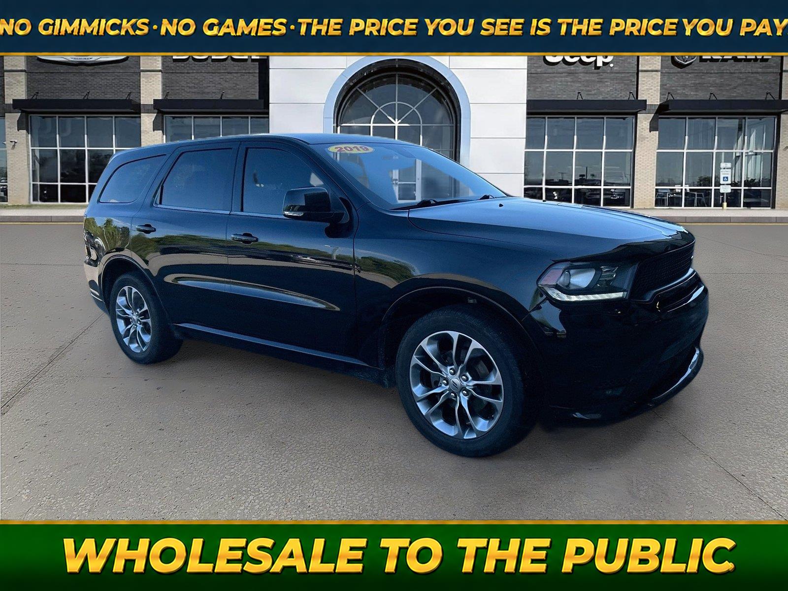 DB Black Clearcoat 2019 Dodge Durango SUV / Crossover Rear-Wheel Drive 8-Speed Automatic
