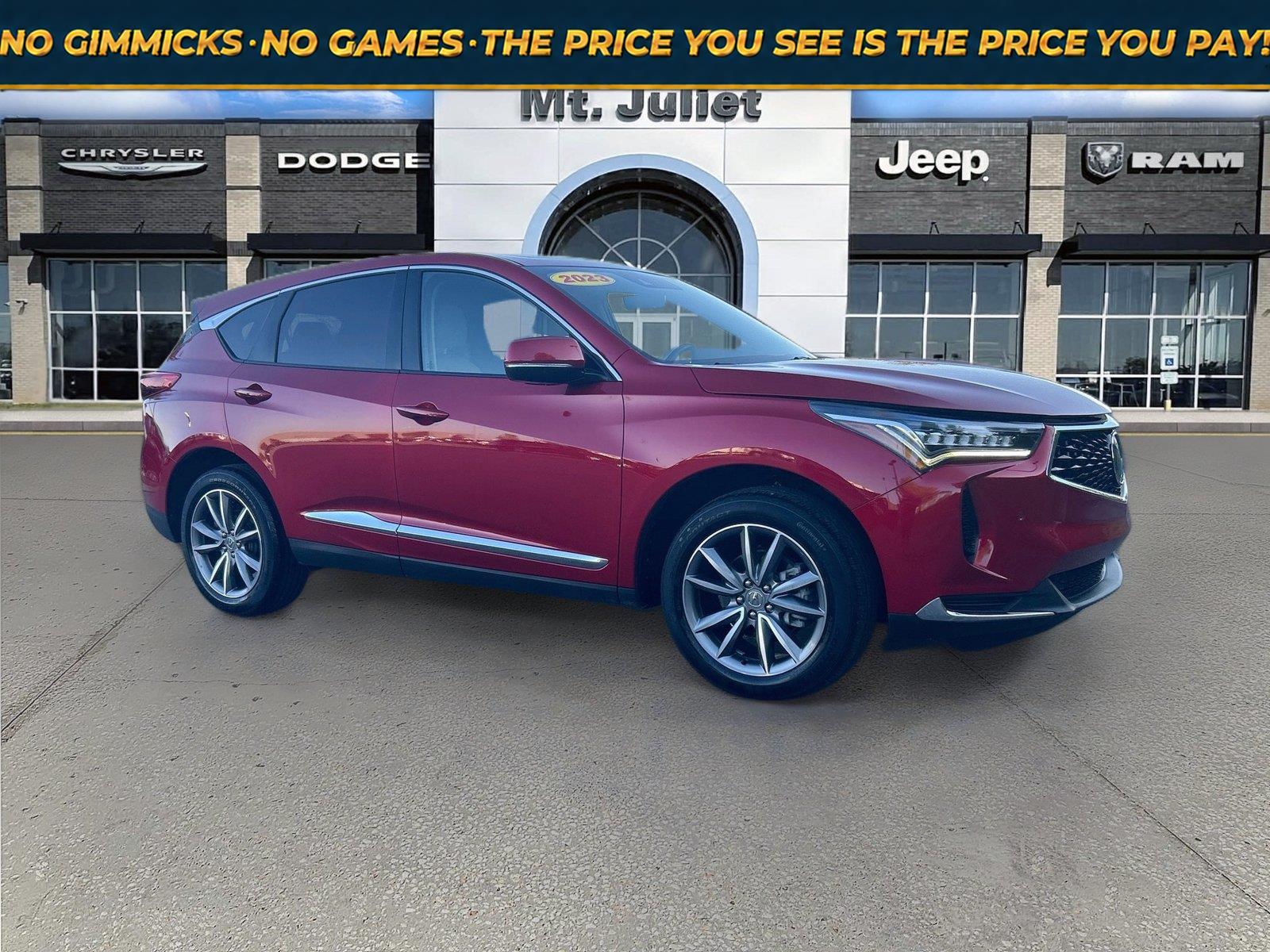 Performance Red Pearl 2023 Acura RDX SUV / Crossover Front-Wheel Drive Automatic