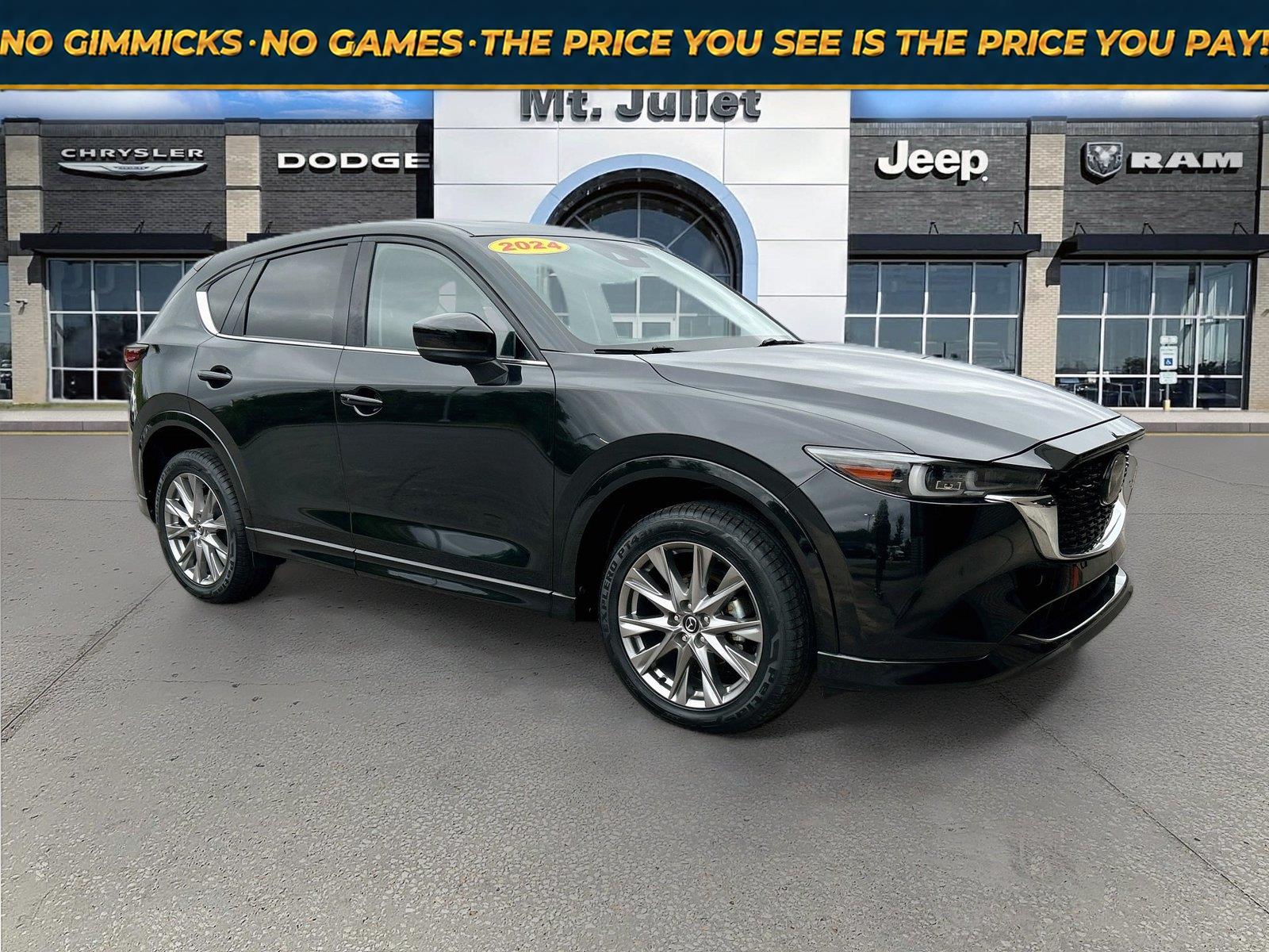 Jet Black Mica 2024 Mazda CX-5 SUV / Crossover All-Wheel Drive Automatic