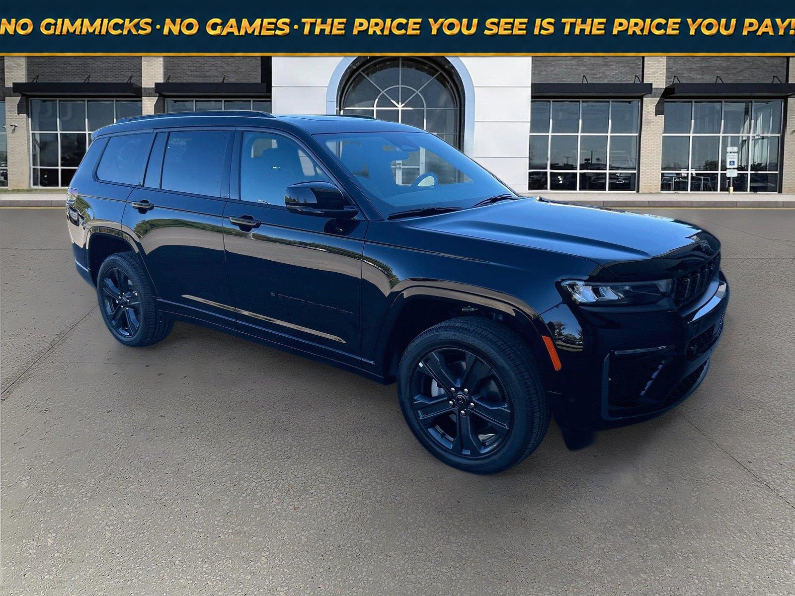 High Gloss Black 2027 Jeep Grand Cherokee L SUV / Crossover Four-Wheel Drive 8-Speed Automatic