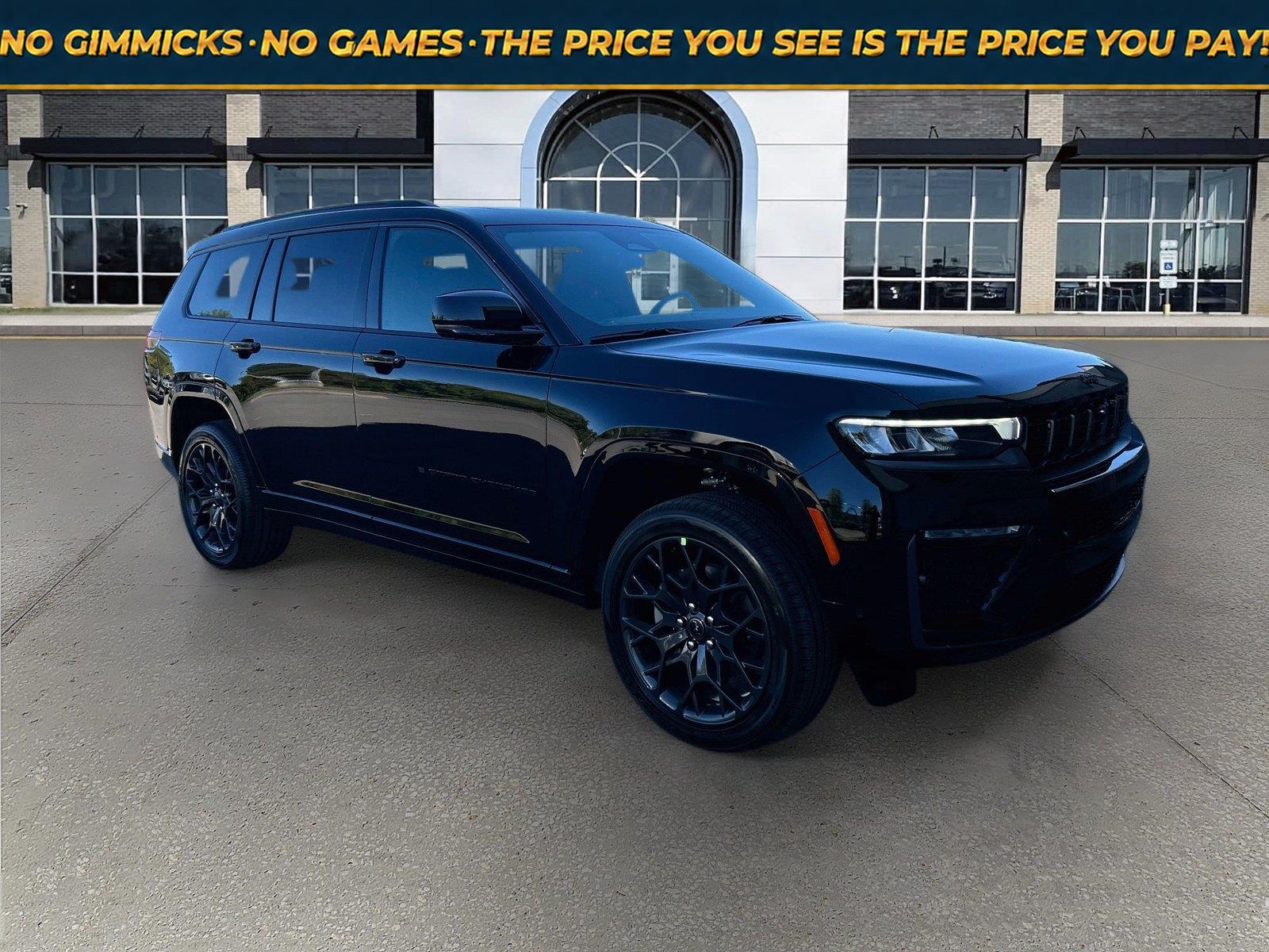High Gloss Black 2027 Jeep Grand Cherokee L SUV / Crossover Four-Wheel Drive 8-Speed Automatic
