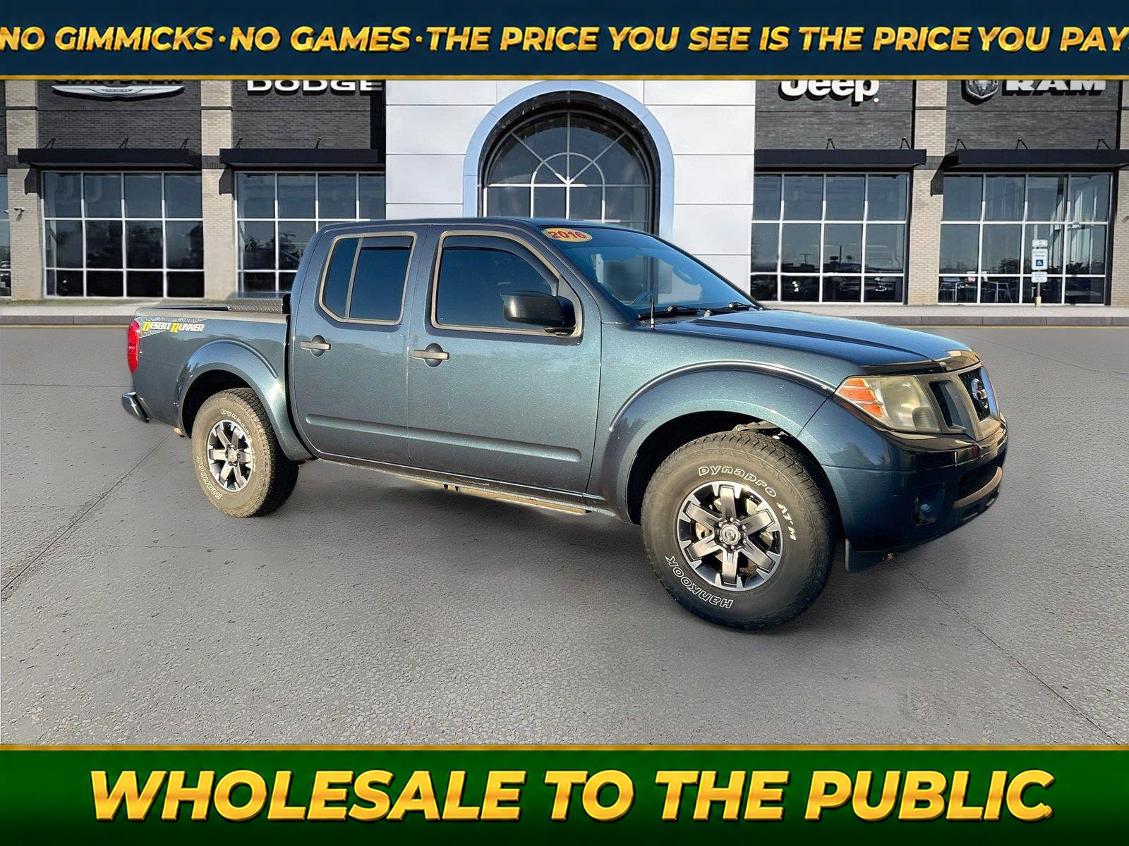 Arctic Blue Metallic 2016 Nissan Frontier Pickup Truck 4X2 Automatic