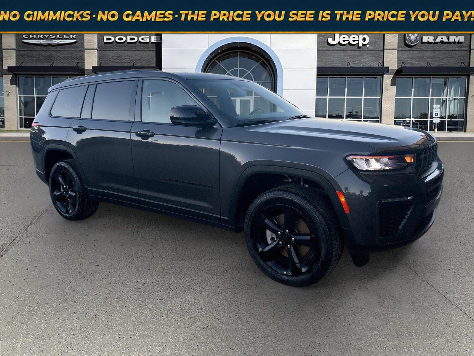 Baltic Gray Metallic Clearcoat 2026 Jeep Grand Cherokee L SUV / Crossover Four-Wheel Drive 8-Speed Automatic