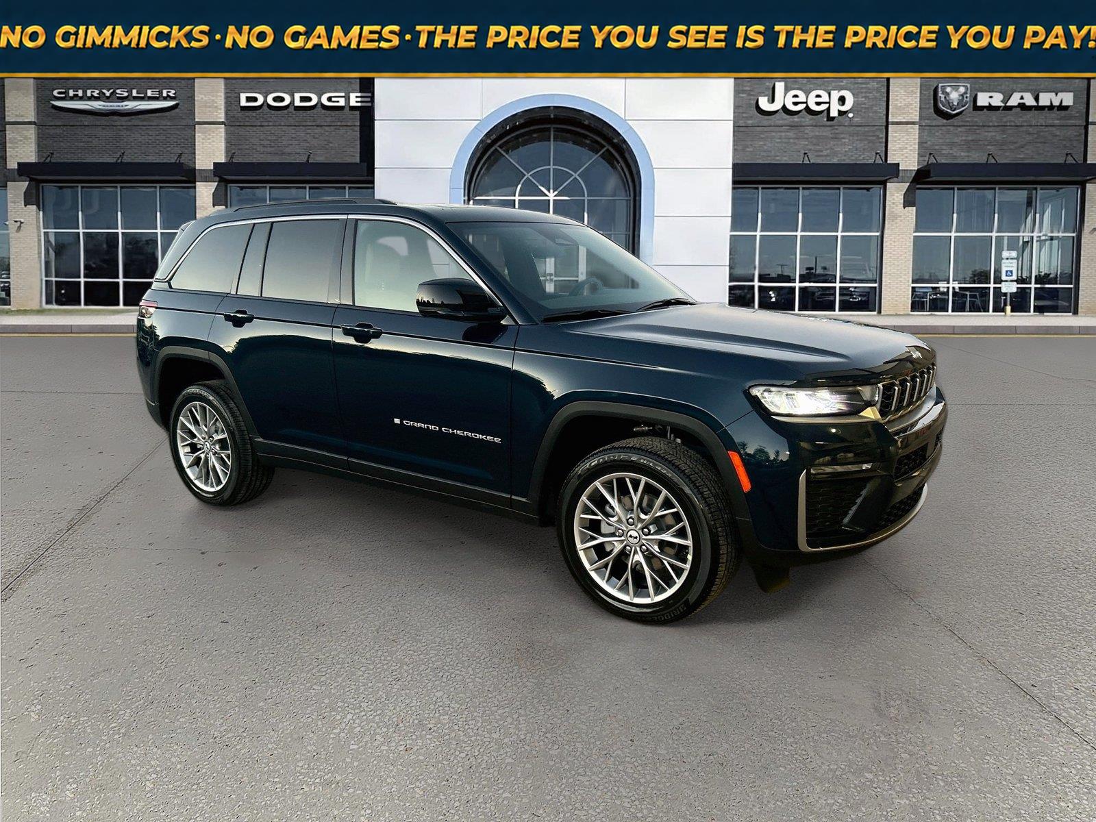 Fathom Blue Pearlcoat 2027 Jeep Grand Cherokee SUV / Crossover Four-Wheel Drive 8-Speed Automatic
