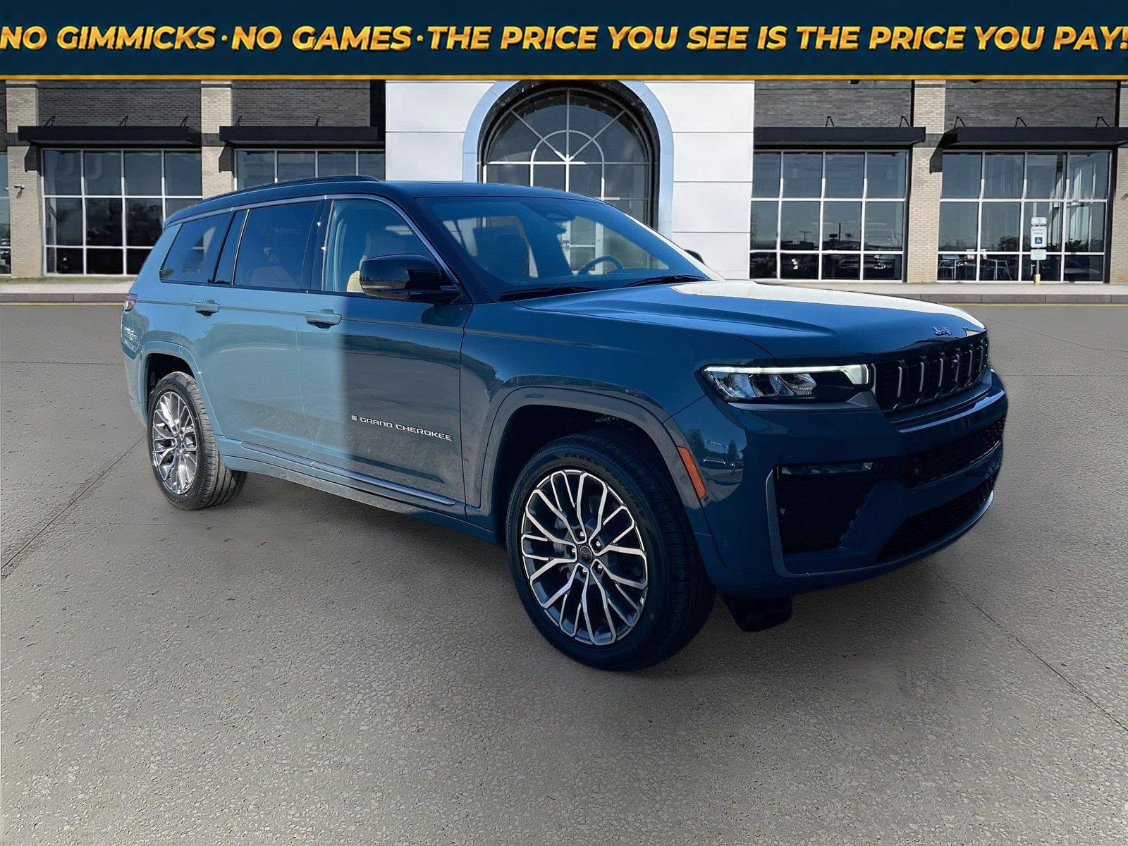 Gray (Steel Blue) 2027 Jeep Grand Cherokee L SUV / Crossover Four-Wheel Drive 8-Speed Automatic
