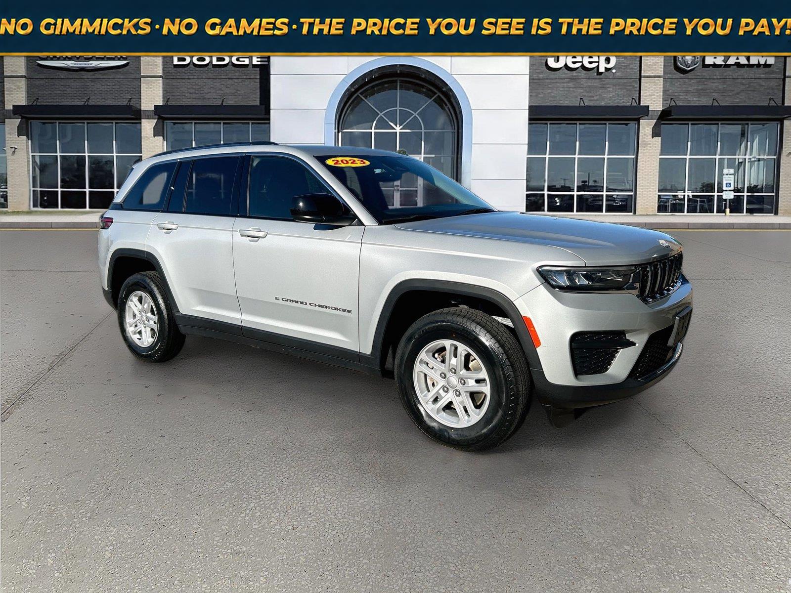 Silver Zynith 2023 Jeep Grand Cherokee SUV / Crossover Four-Wheel Drive 8-Speed Automatic
