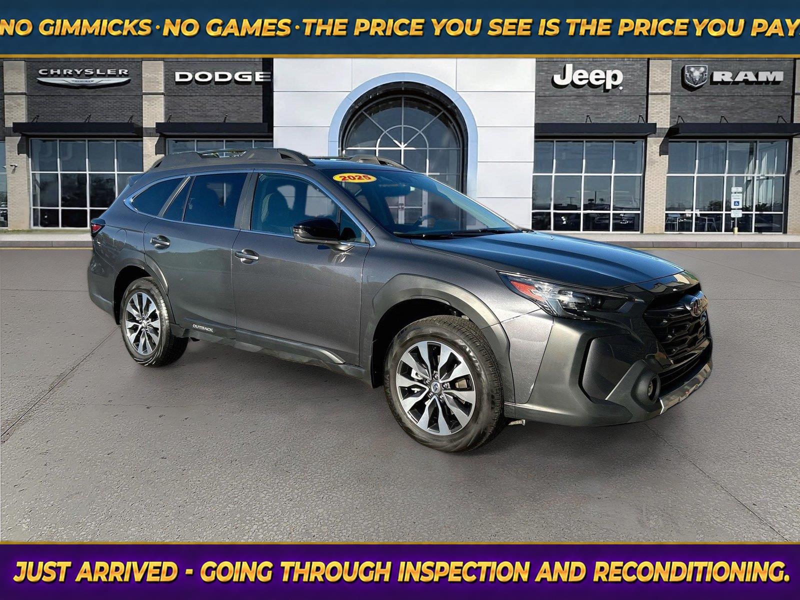 Magnetite Gray Metallic 2025 Subaru Outback SUV / Crossover All-Wheel Drive Continuously Variable Transmission