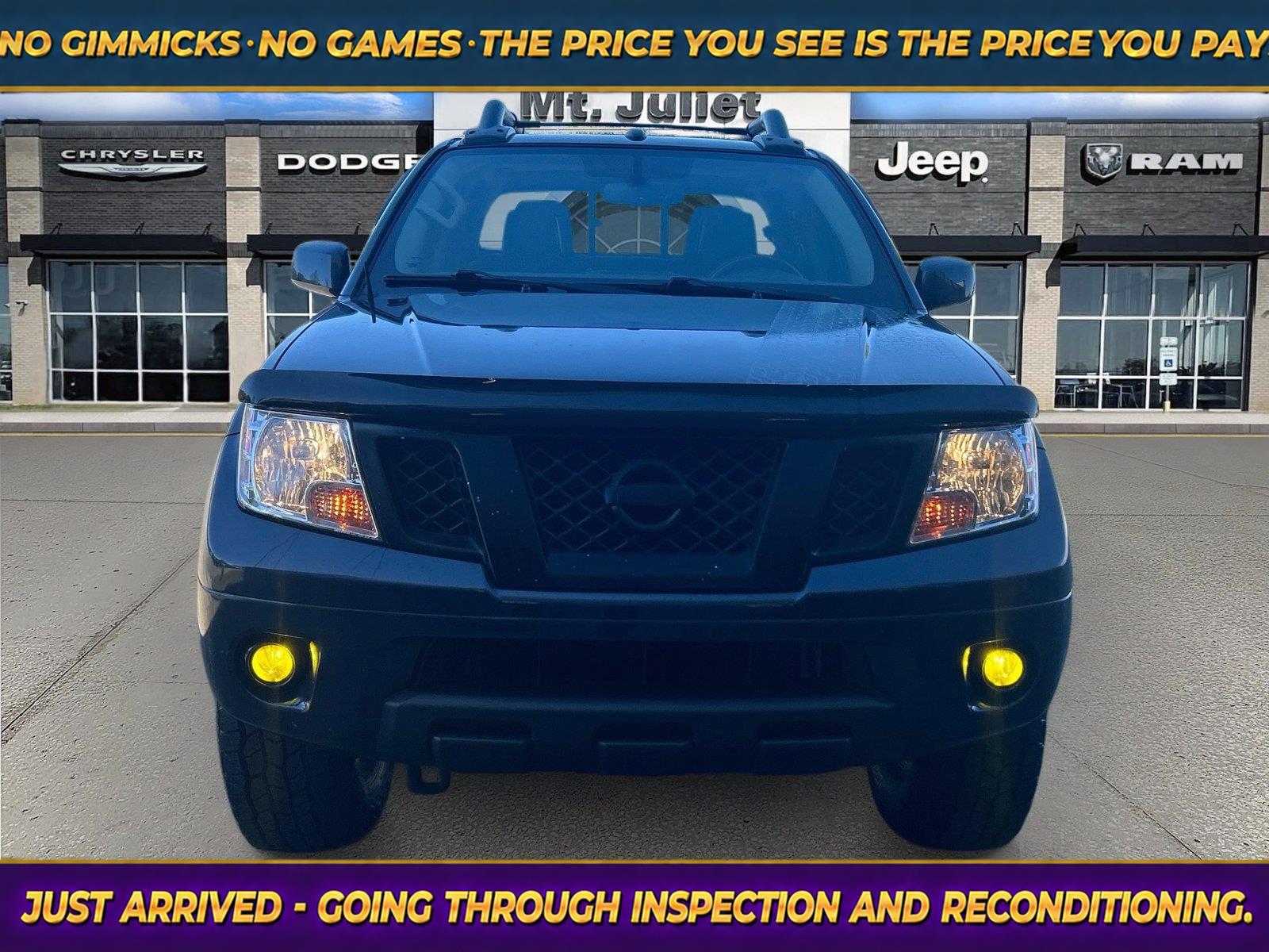 Arctic Blue Metallic 2019 Nissan Frontier Pickup Truck Four-Wheel Drive Automatic