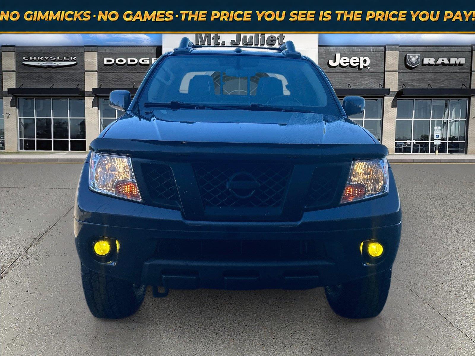 Arctic Blue Metallic 2019 Nissan Frontier Pickup Truck Four-Wheel Drive Automatic
