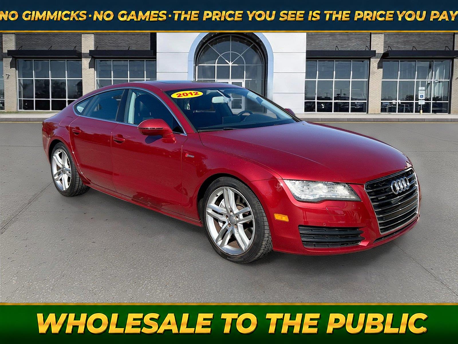 Garnet Red Pearl Effect 2012 Audi A7 Sedan All-Wheel Drive Automatic
