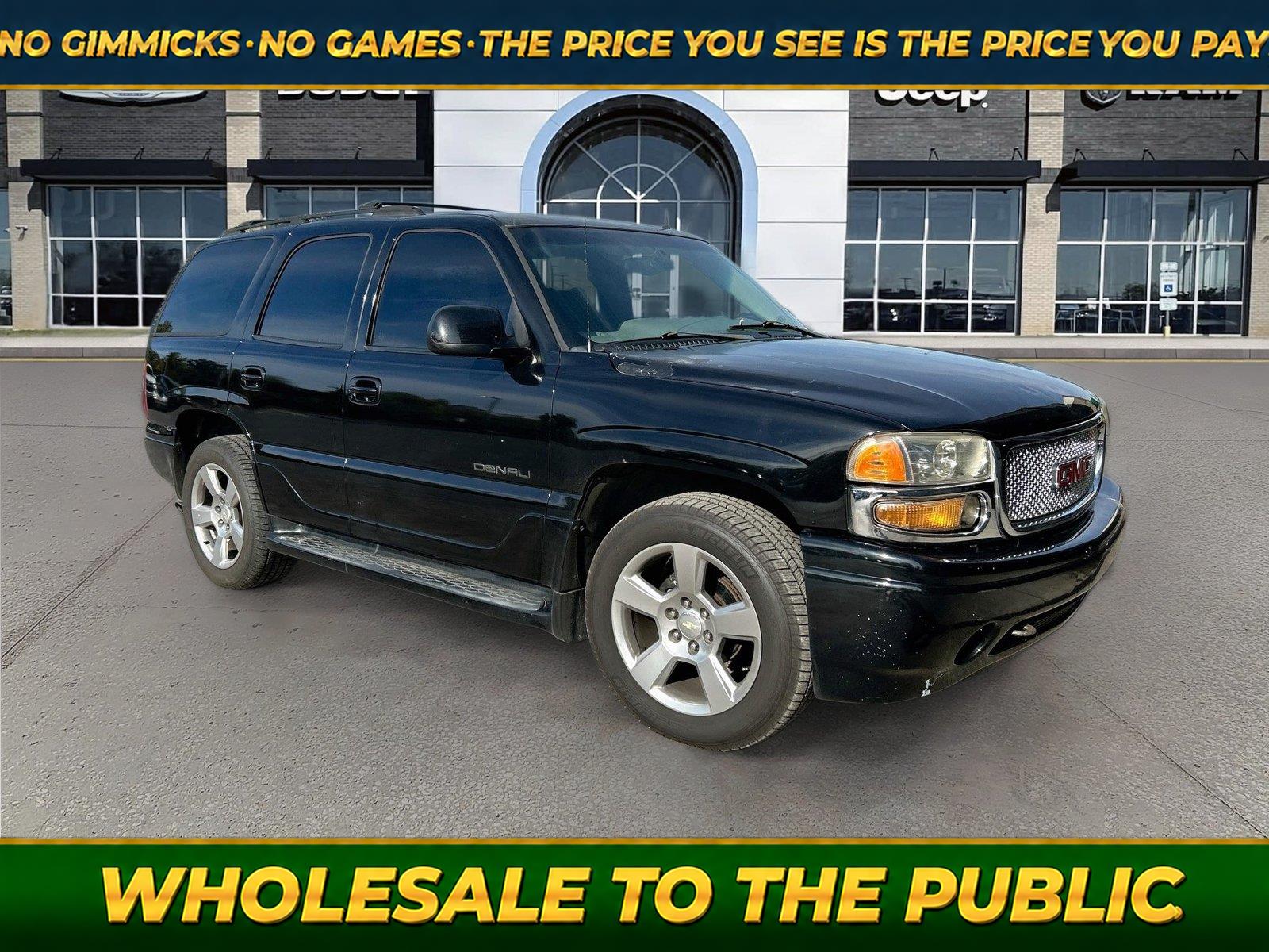 Onyx Black 2002 GMC Yukon SUV / Crossover All-Wheel Drive 4-Speed Automatic Overdrive