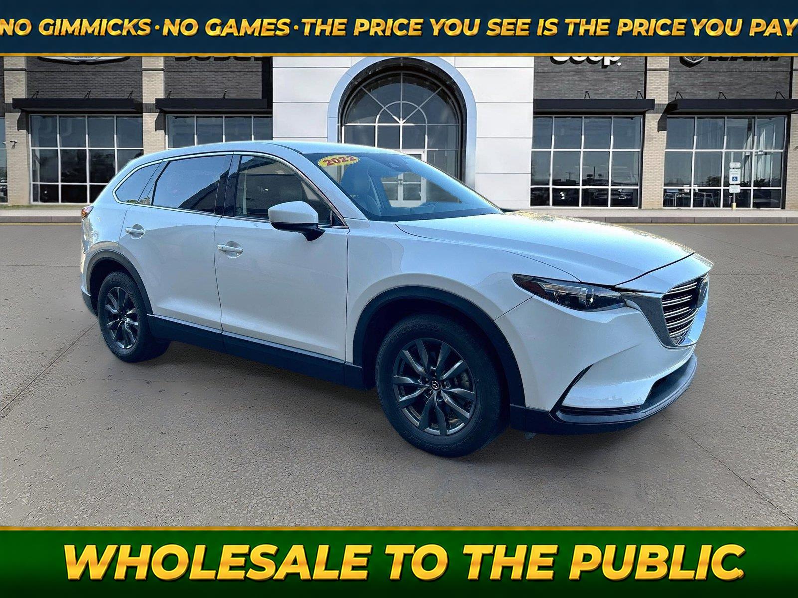 Snowflake White Pearl Mica 2022 Mazda CX-9 SUV / Crossover All-Wheel Drive Automatic