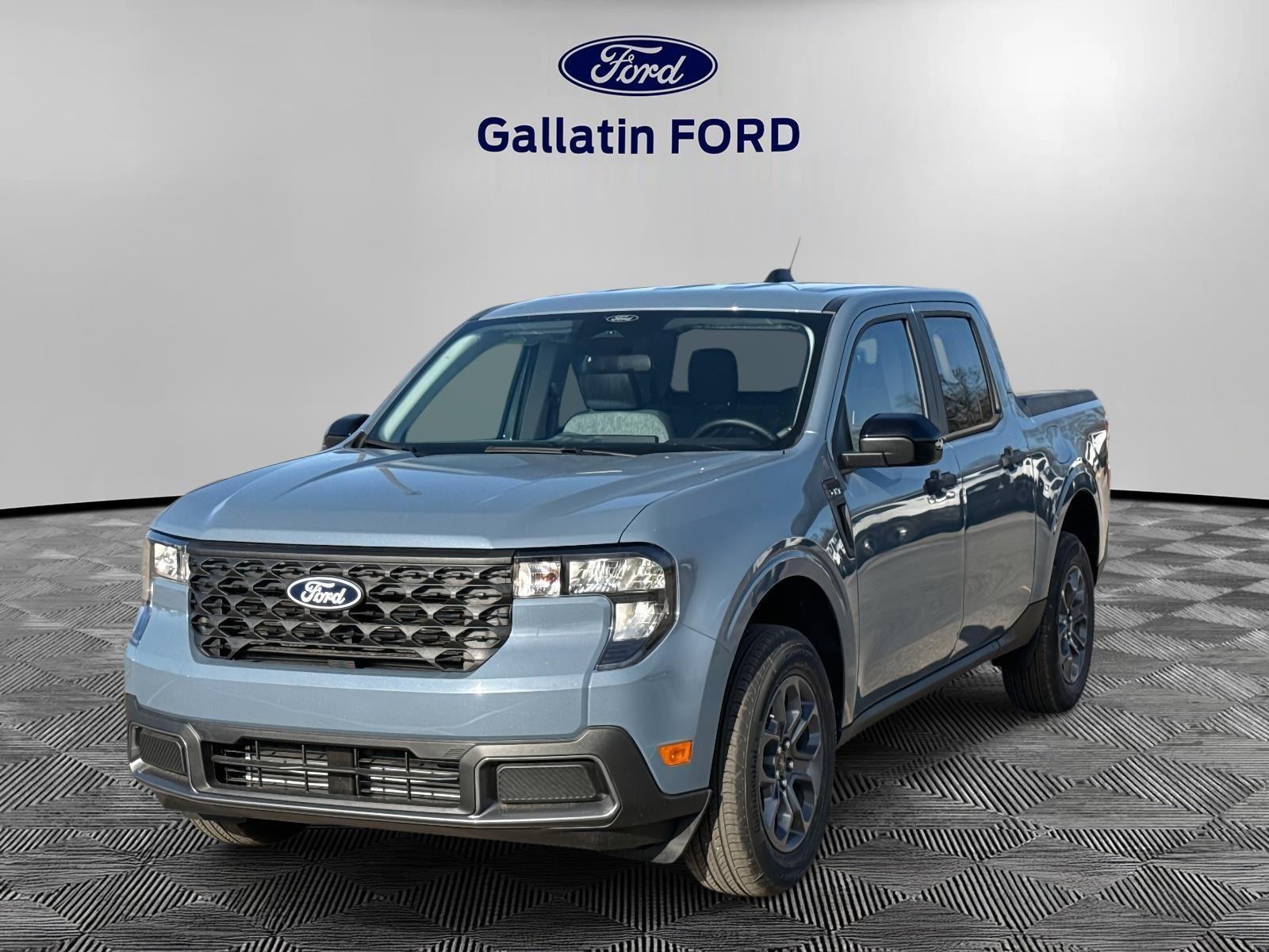 Blue (Azure Gray Metallic Tri-Coat) 2026 Ford Maverick XLT SuperCrew FWD Pickup Truck Front-Wheel Drive Continuously Variable Transmission